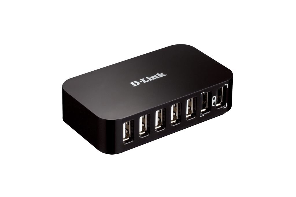 D-Link DUB-H7 — Hub USB 2.0 con 7 puertos — vista detalle 1