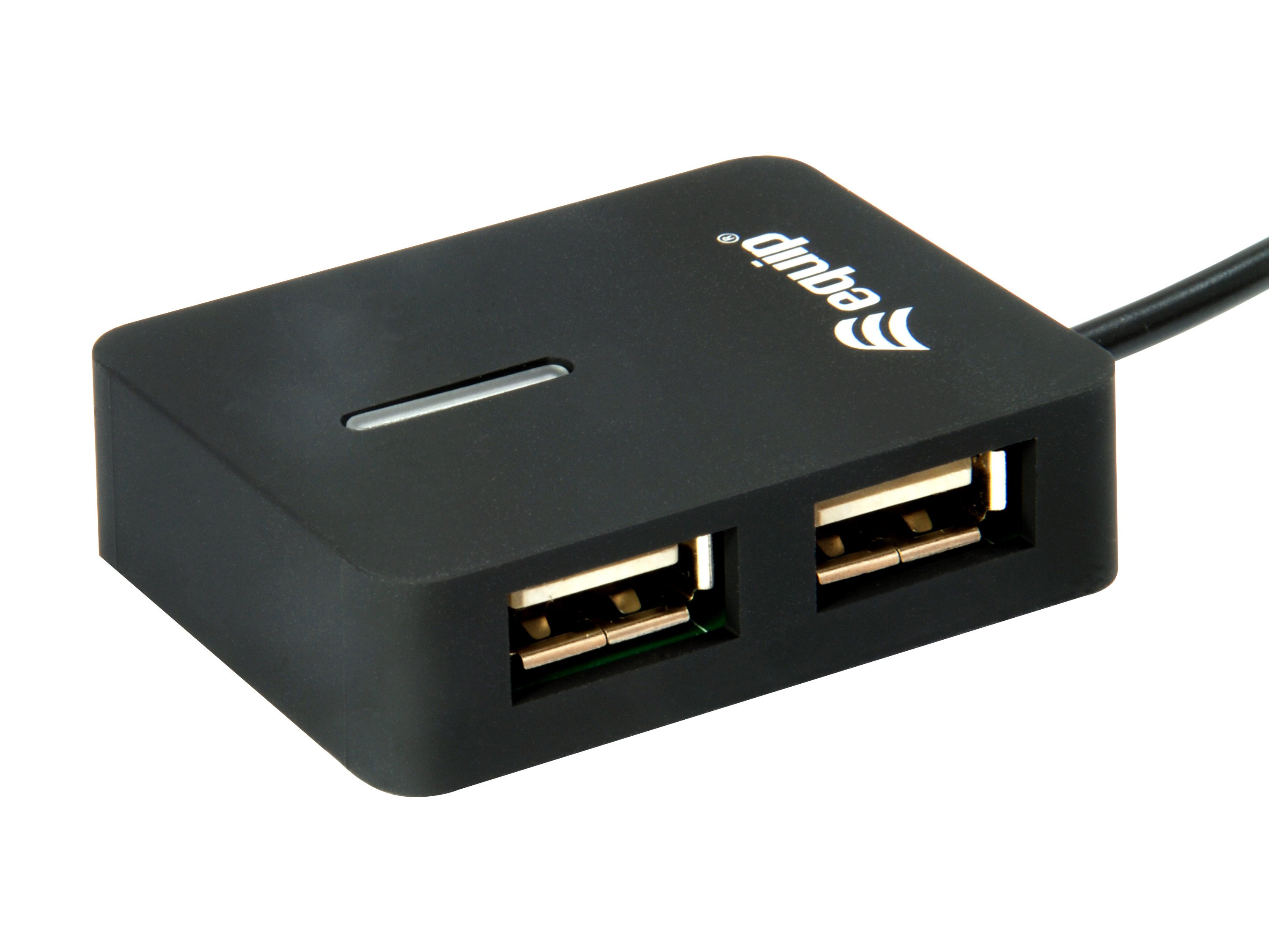EQUIP Life — Hub USB 2.0 compacto 4 puertos, ideal viajes 4
