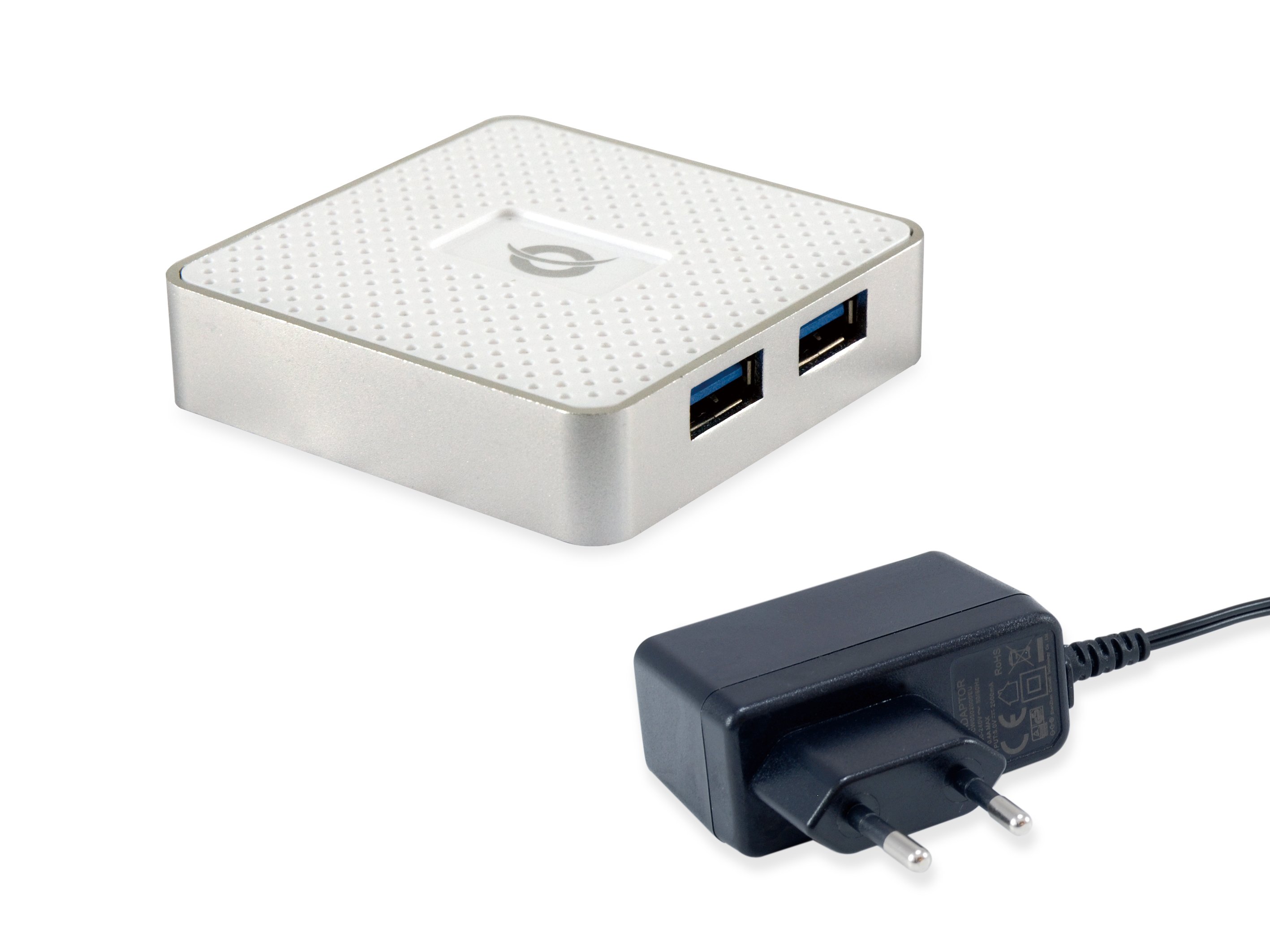CONCEPTRONIC HUBBIES03W — Hub USB 3.0 de 4 puertos con alimentador