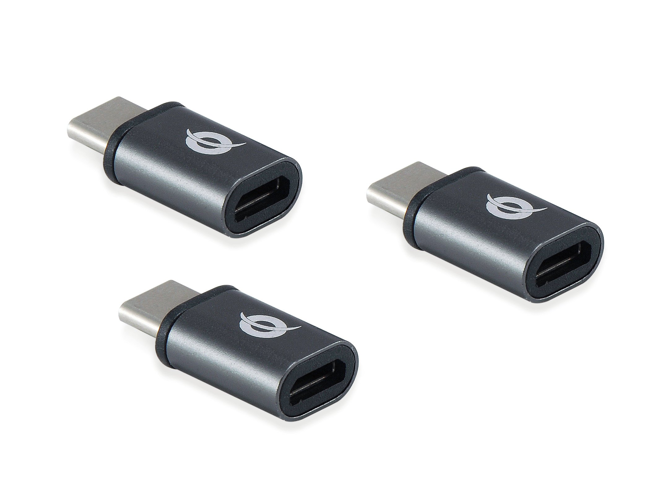 CONCEPTRONIC Adaptador USB-C 3.1 a Micro USB OTG — Pack 3 unidades