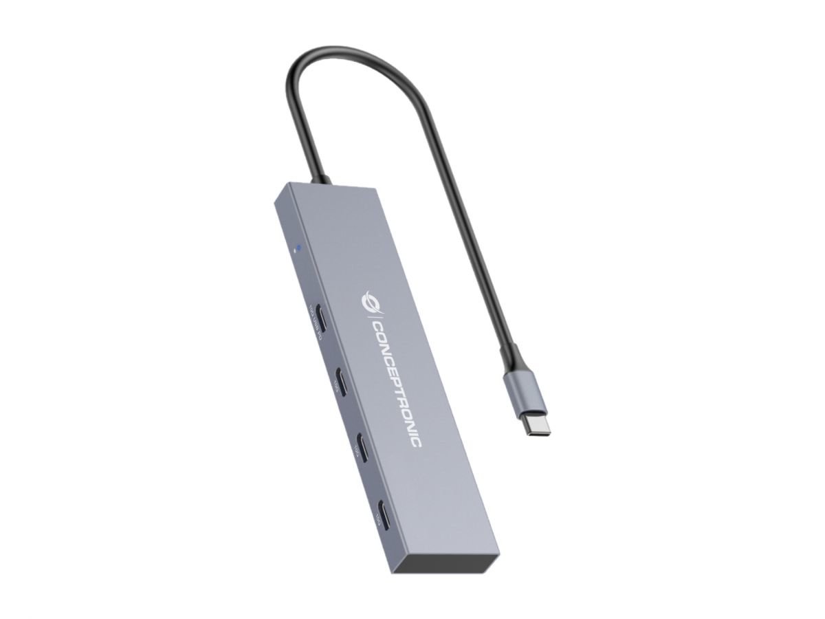 CONCEPTRONIC HUBBIES14G — Hub USB-C 4 puertos 10Gbps 100W