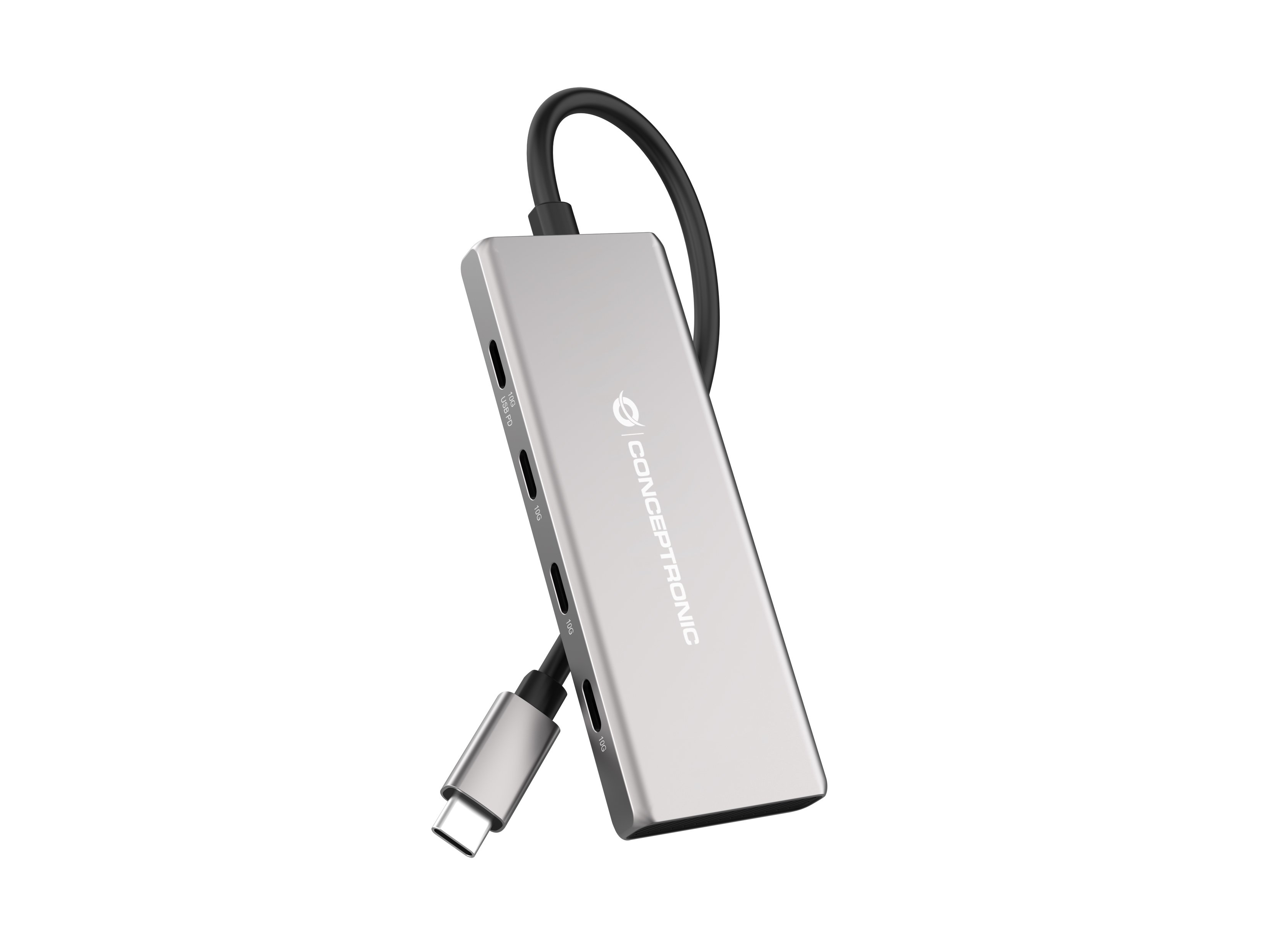Conceptronic HUBBIES17G — Hub USB 3.2 de 7 puertos con 100W de carga