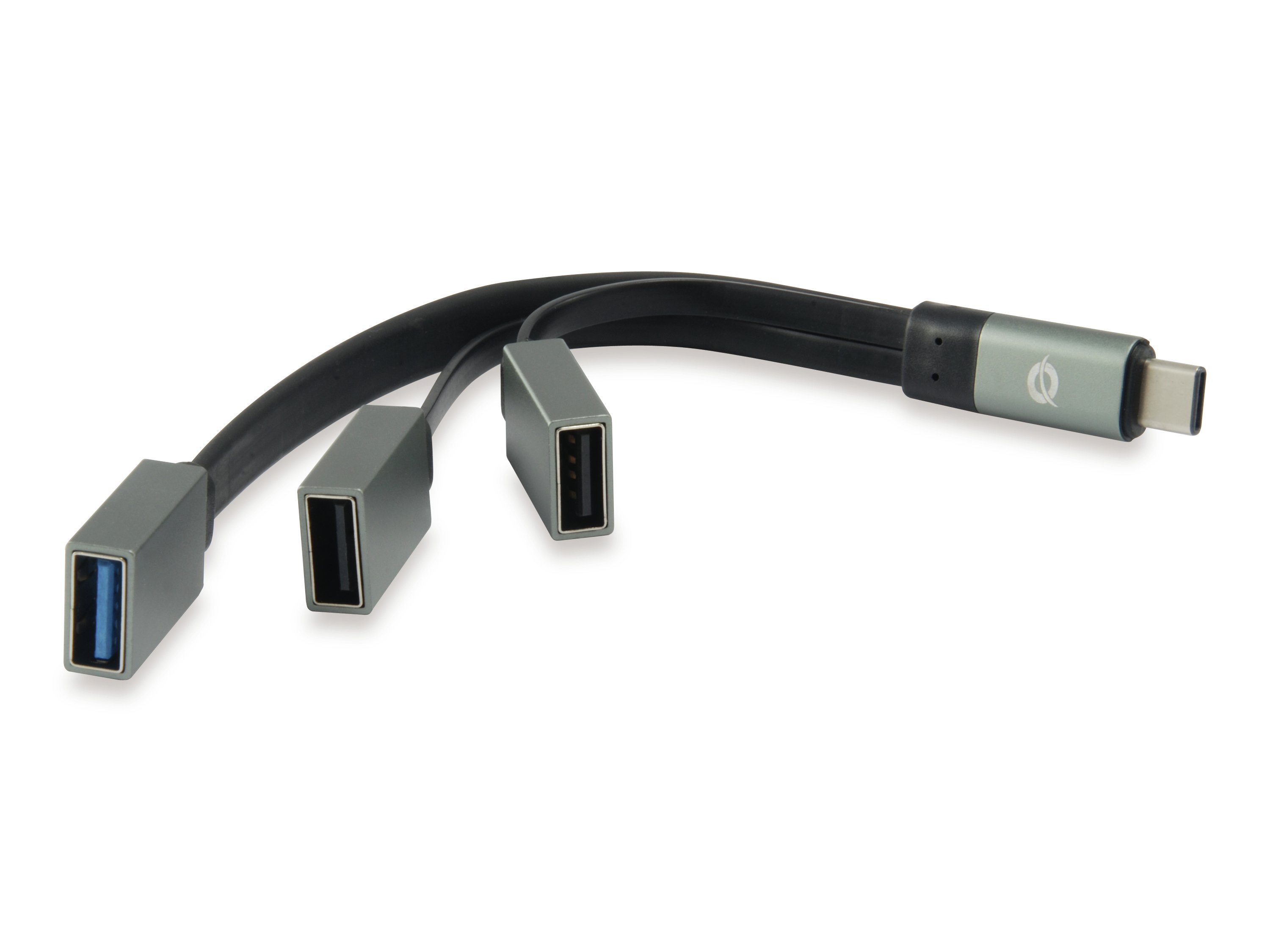 CONCEPTRONIC Hubbies 1 — Hub USB-C con 3 puertos (1x USB 3.0 + 2x USB 2.0)