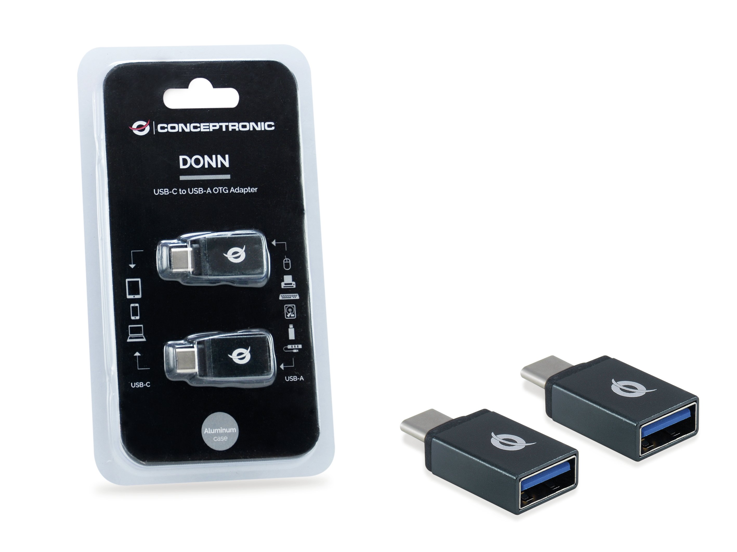 CONCEPTRONIC — Adaptador USB-C a USB 3.0 OTG 10Gb/s Pack 2 — vista detalle 2