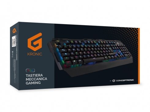 Conceptronic Kronic01 — Teclado mecánico gaming RGB programable 4