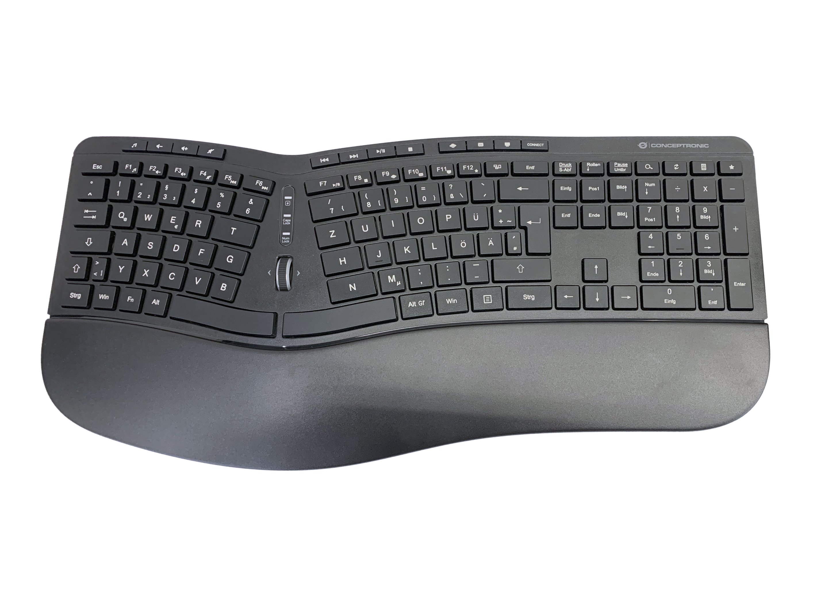 Teclado y Mouse Wireless Ergonomico ORAZIO02 Aleman — vista detalle 1