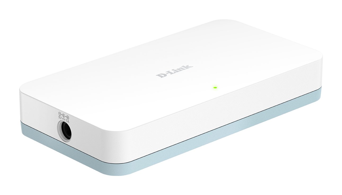 D-LINK DGS-1008D — Switch 8 puertos Gigabit sobremesa — vista detalle 1