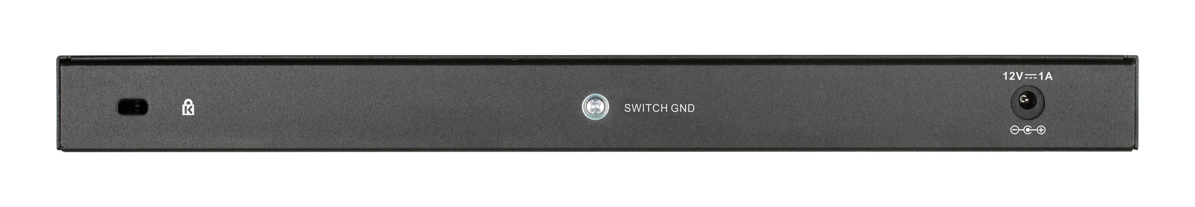 Switch no Gestionable DGS-1016S 16P GIGA LOW Profile para Sobremesa - Pared o Instalaciones de POCO Espacio — vista detalle 2