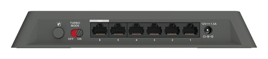 Switch no Gestionable DMS-106XT 1P 10G + 5P 2.5G Sobremesa no RACK — vista detalle 2