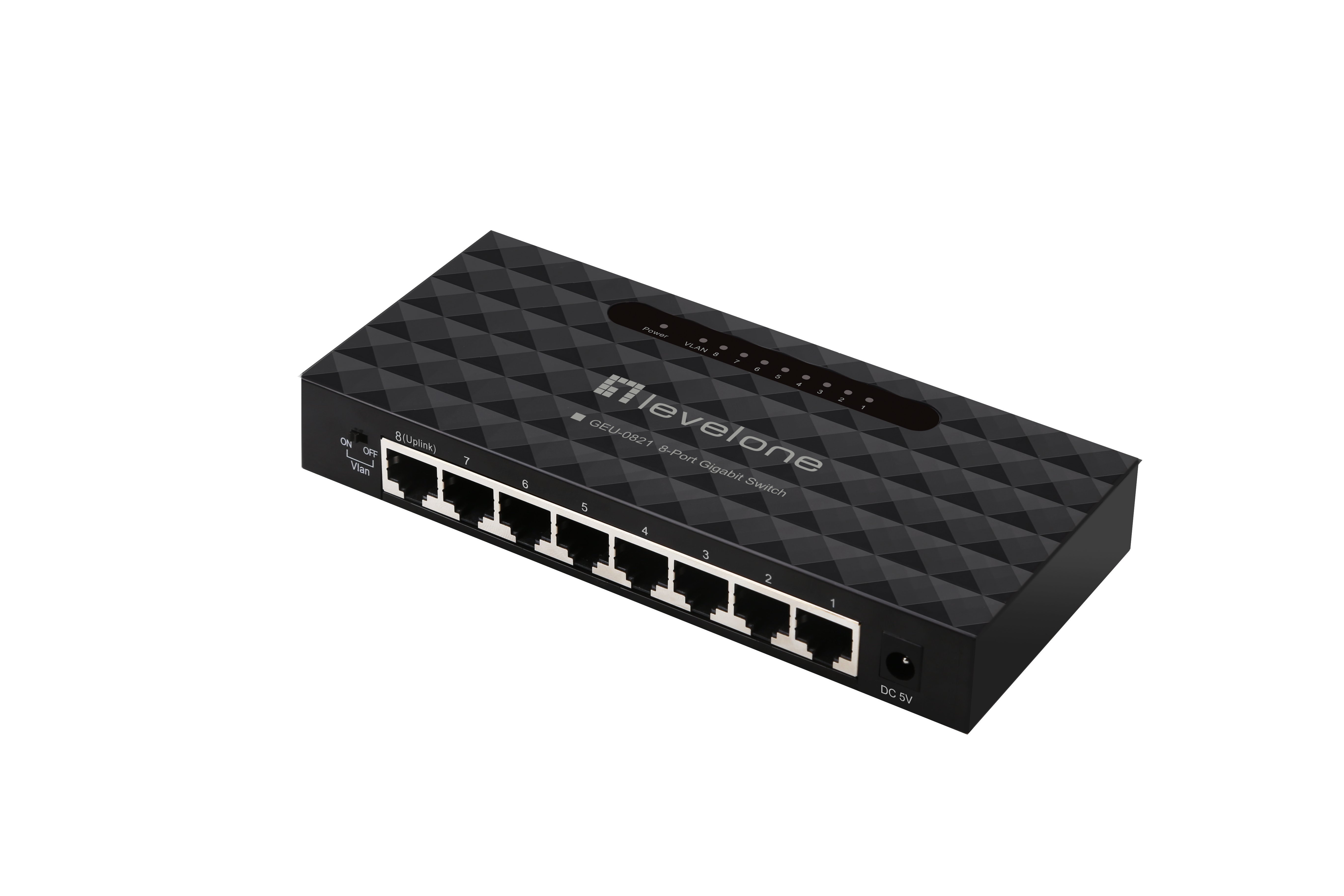 LEVEL ONE GEU-0821 — Switch 8 puertos Gigabit sin gestión 3