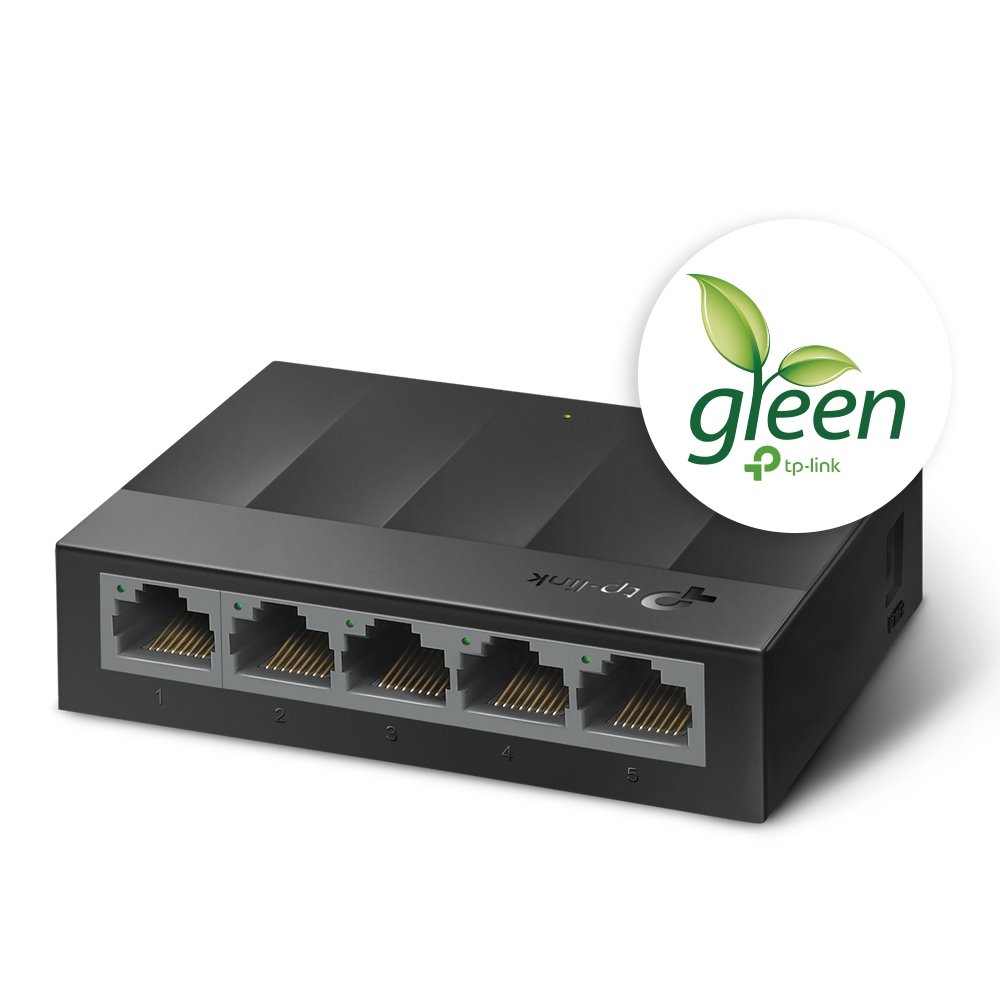Switch no Gestionable TP-LINK LS1005G Litewave 5P GIGA Sobremesa Carcasa Plastico no RACK — vista detalle 1