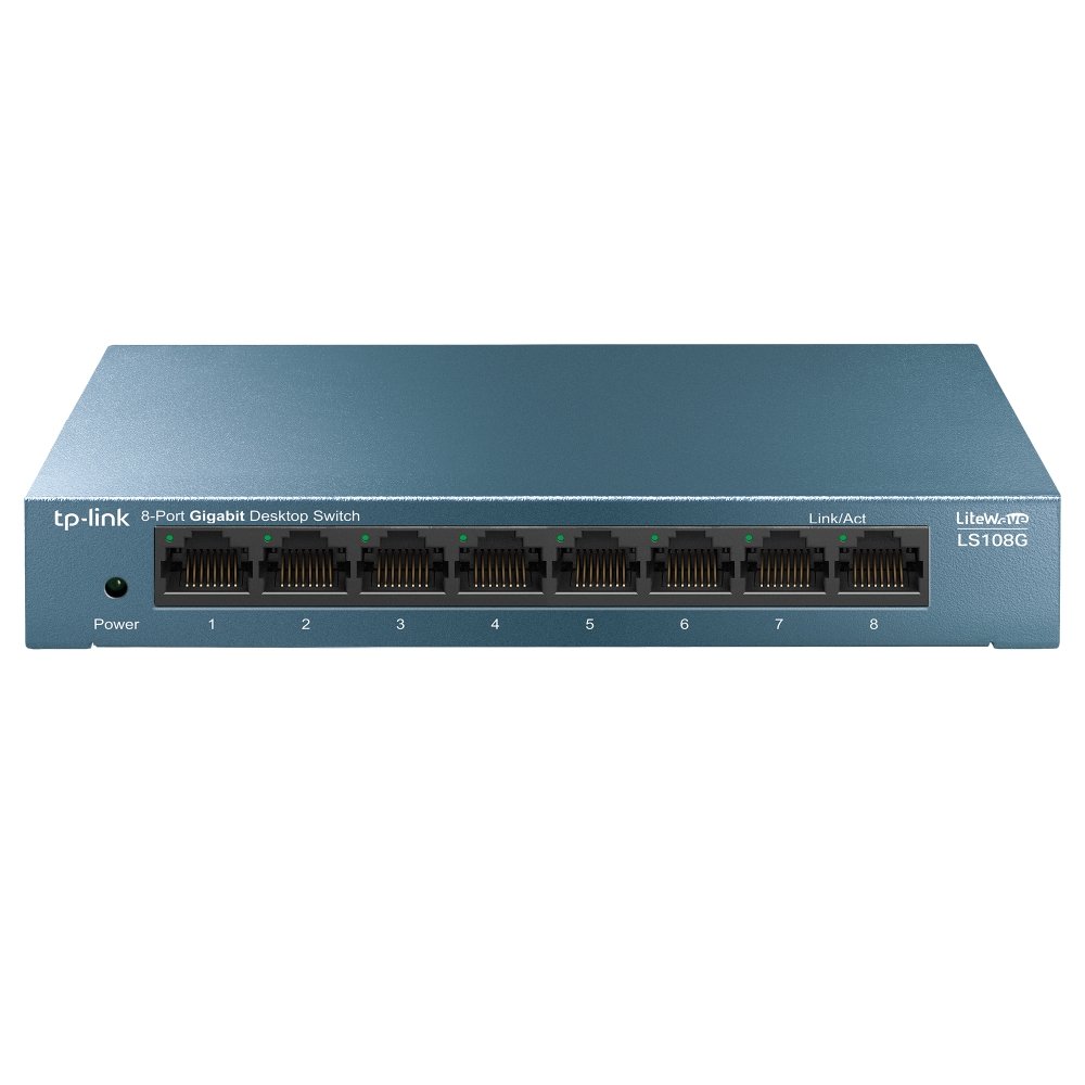 TP-LINK LS108G — Switch 8 puertos Gigabit sobremesa metal