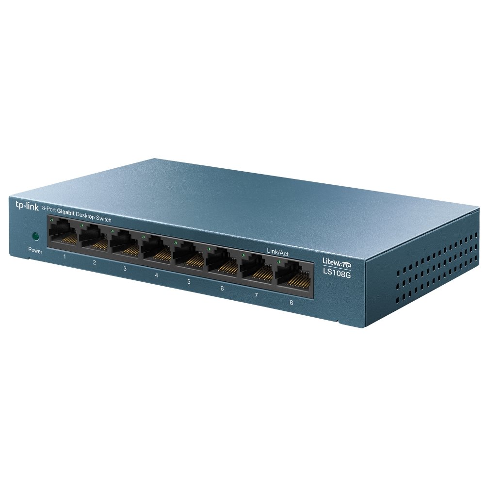 TP-LINK LS108G — Switch 8 puertos Gigabit sobremesa metal 2