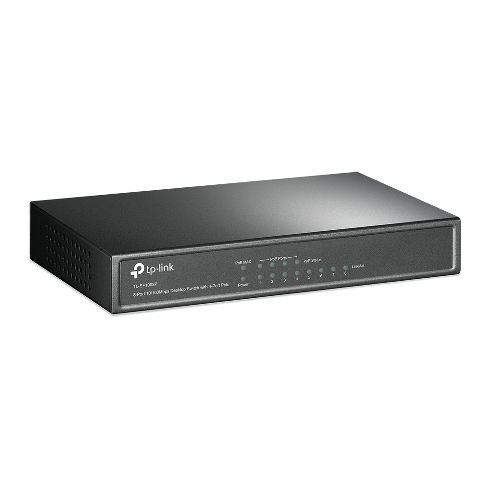 Switch no Gestionable TP-LINK SF1008P 8P Ethernet Sobremesa no RACK con 4P POE — vista detalle 1