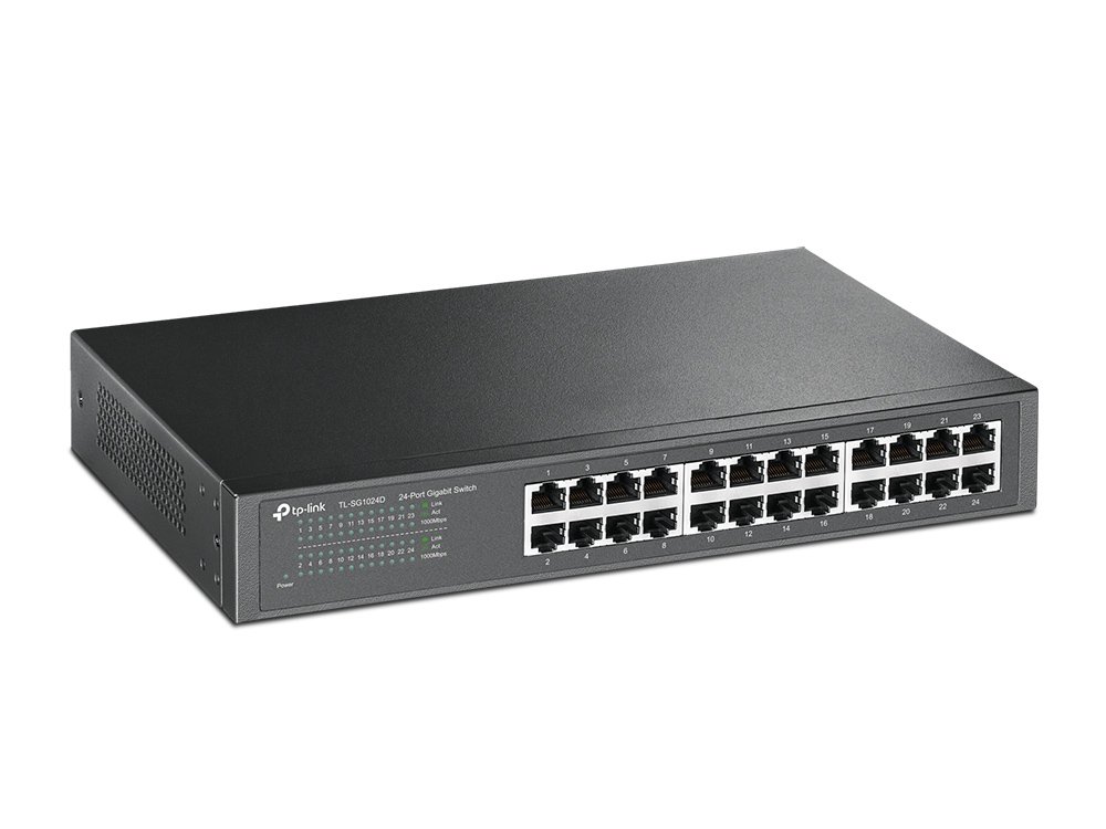 TP-LINK SG1024D — Switch 24 puertos Gigabit no gestionable — vista detalle 1