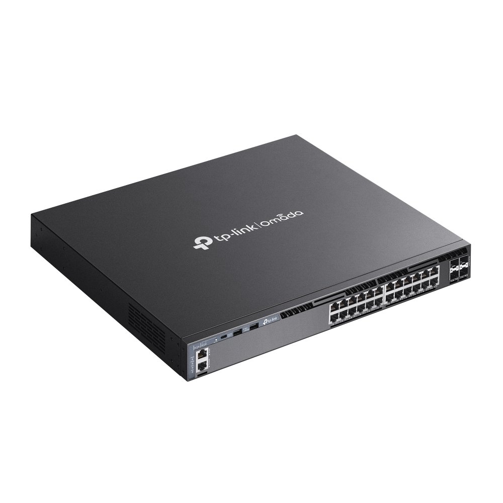 Switch Gestionable L3 TP-LINK SG6428X 24P Gigabit con 4 Slots Sfp+ 10G Puerto de Consola RJ45/USB-C RACK 1U 19" — vista detalle 2