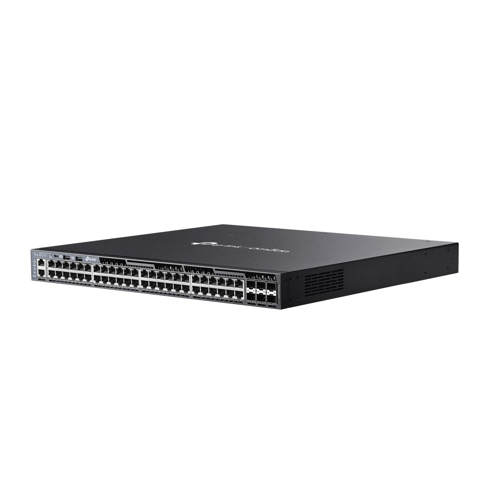 Switch Gestionable L3 TP-LINK SG6654XHP 48P Gigabit con 6 Slots Sfp+ 10G Puerto de Consola RJ45/USB-C RACK 1U 19" — vista detalle 1