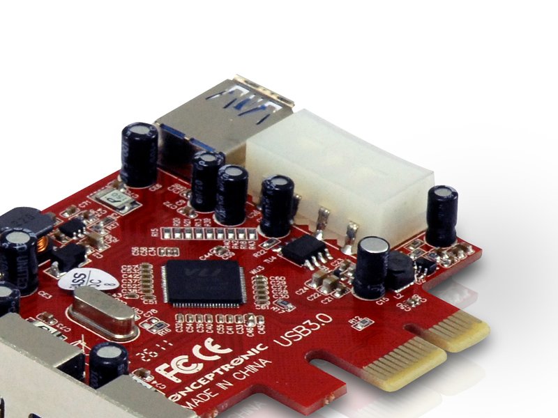 CONCEPTRONIC C4USB3EXI — Controladora PCIe USB 3.0, 4 puertos 2