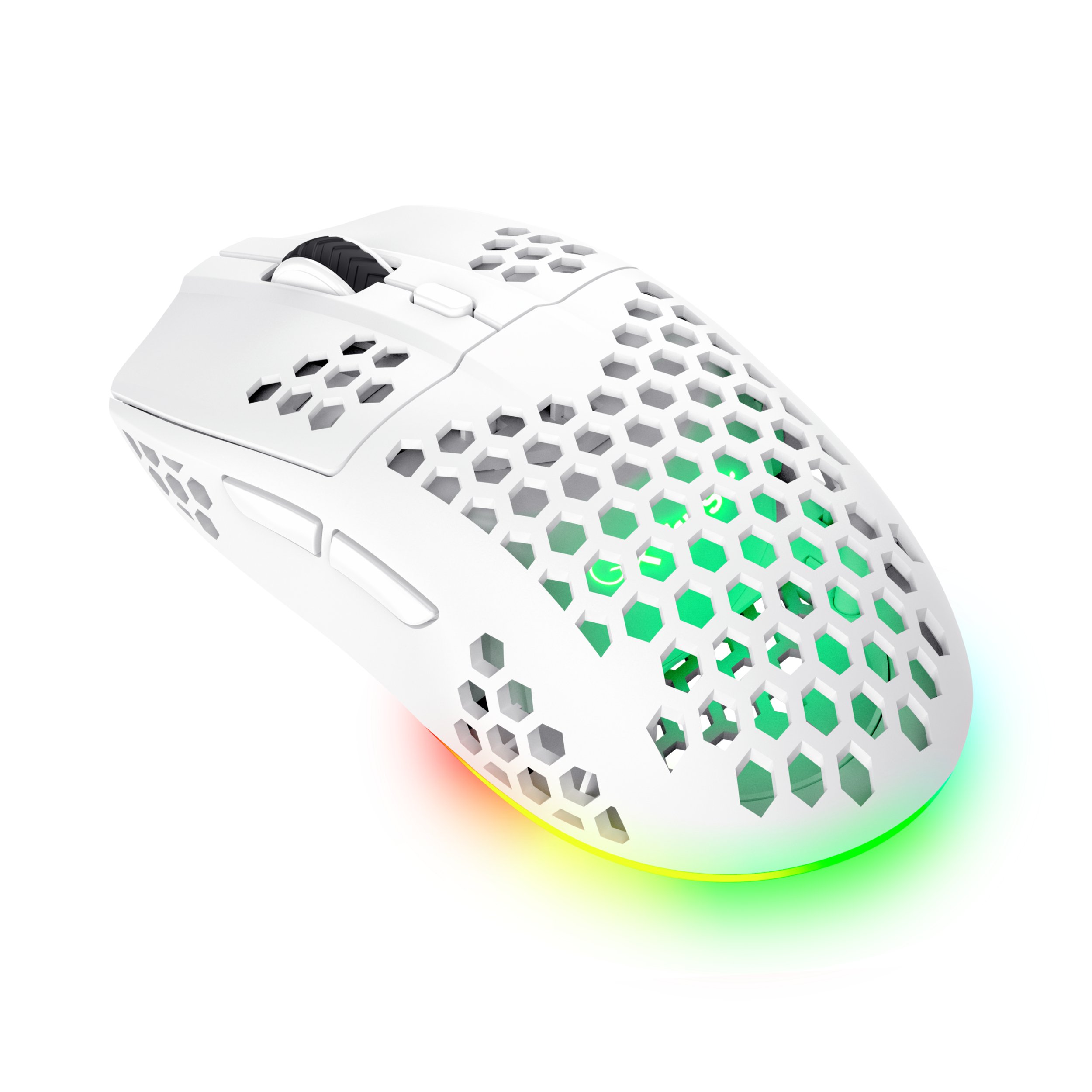 Trust GXT 929W Helox — Mouse inalámbrico ultraligero con LED — vista detalle 1