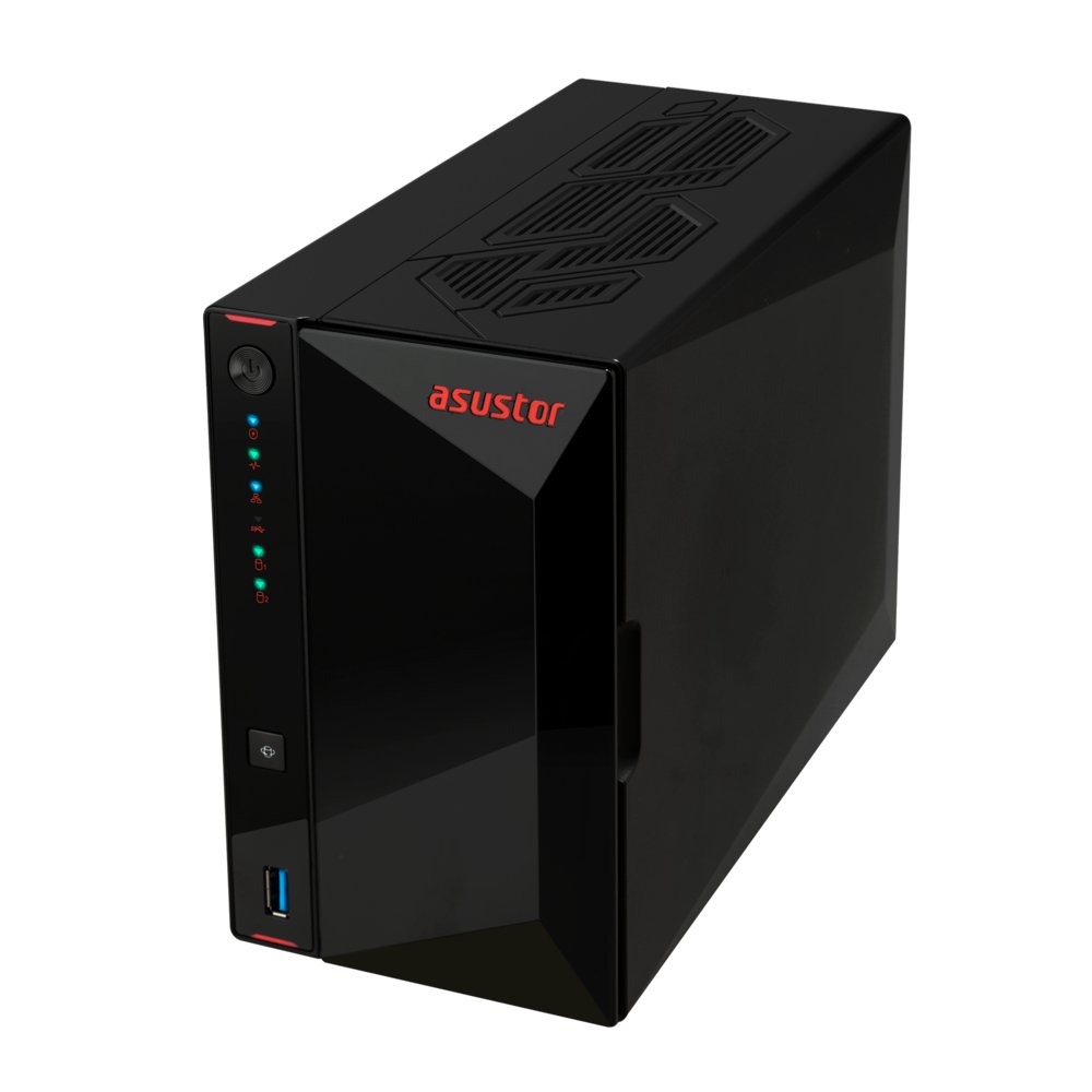 Servidor NAS Nimbustor 2 GEN2 AS5402T 2 Bahias 4xM.2 Nvme Celeron N5105 2.0GHz 4GB HDMI RJ45 2x2.5Gb 3xUSB3.2 4