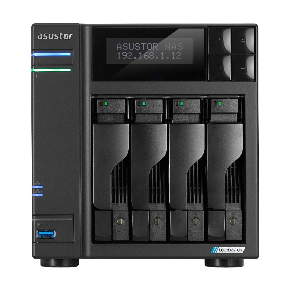 Servidor NAS Lockerstor AS6704T 4 Bahias 3.5" 4 X M.2 Nvm...