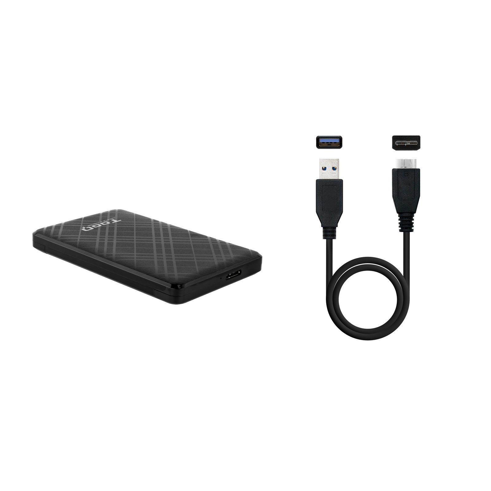 TOOQ TQE-2500B — Caja externa 2.5" USB 3.0 sin tornillos 3
