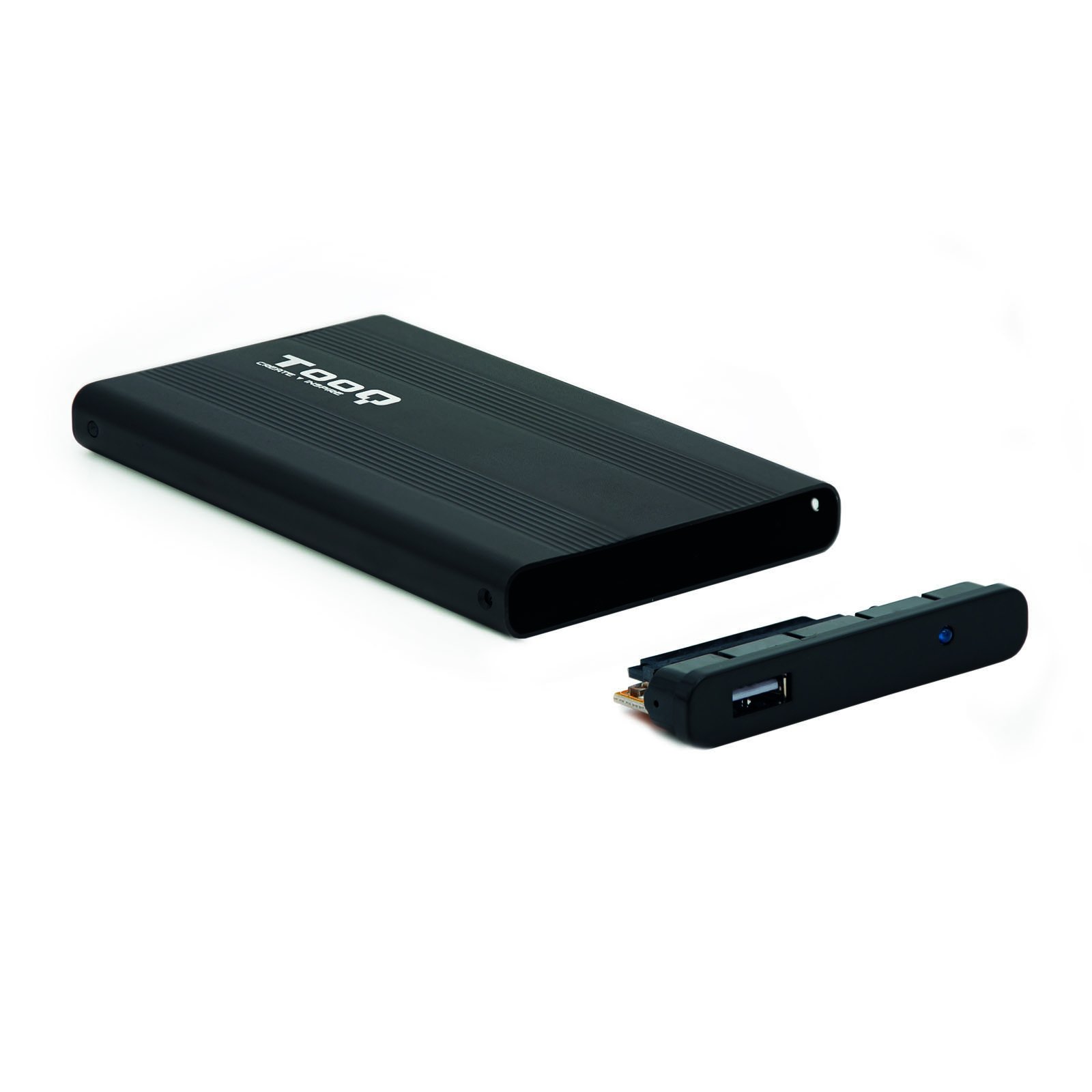 Caja Externa 2.5" USB 2.0 TQE-2510B 2.5" para HD de hasta 9.5 SATA USB 2.0 Negra — vista detalle 1