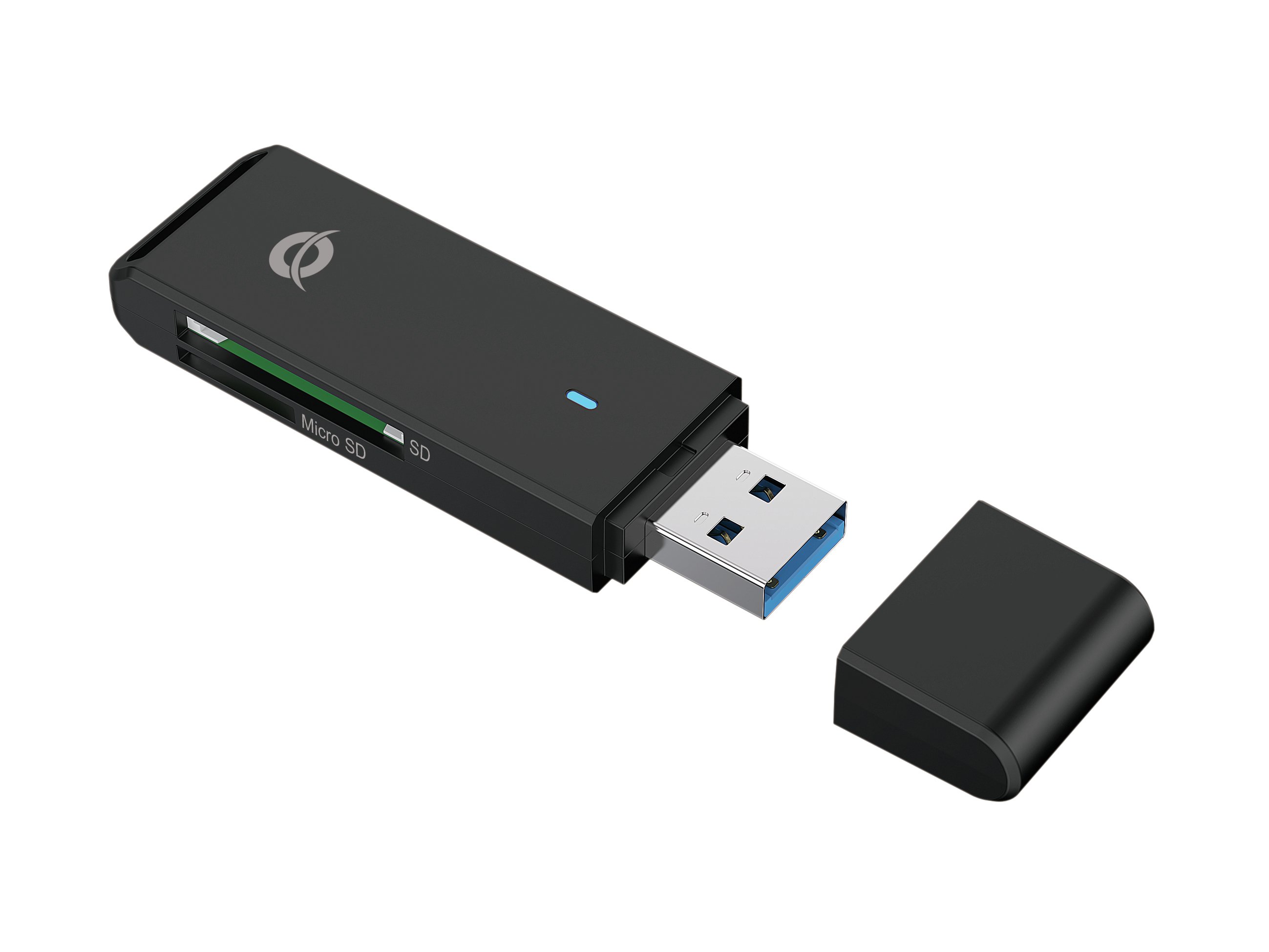 Conceptronic BIAN02B — Lector USB 3.0 para tarjetas SD y microSD