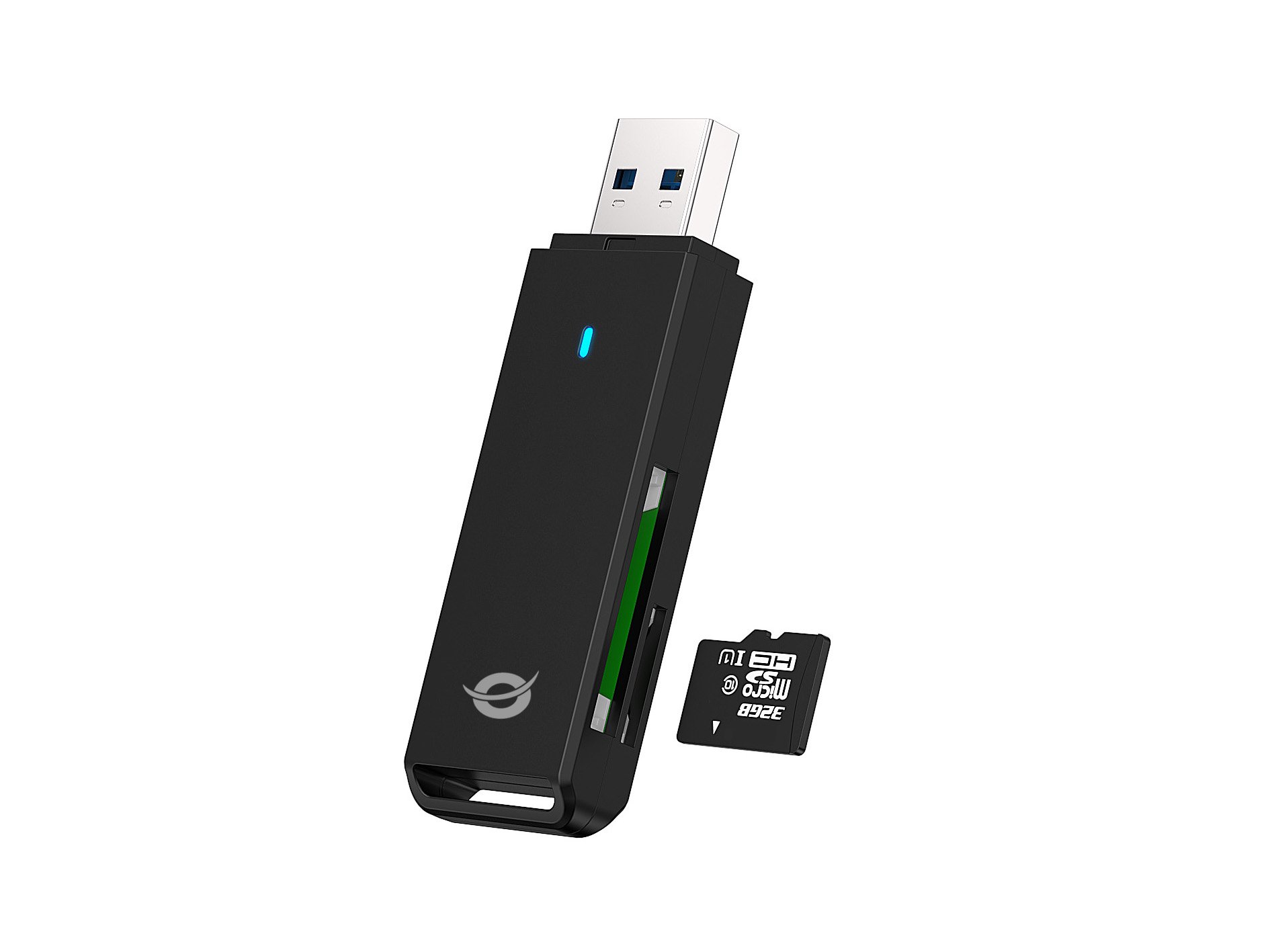 Conceptronic BIAN02B — Lector USB 3.0 para tarjetas SD y microSD 5