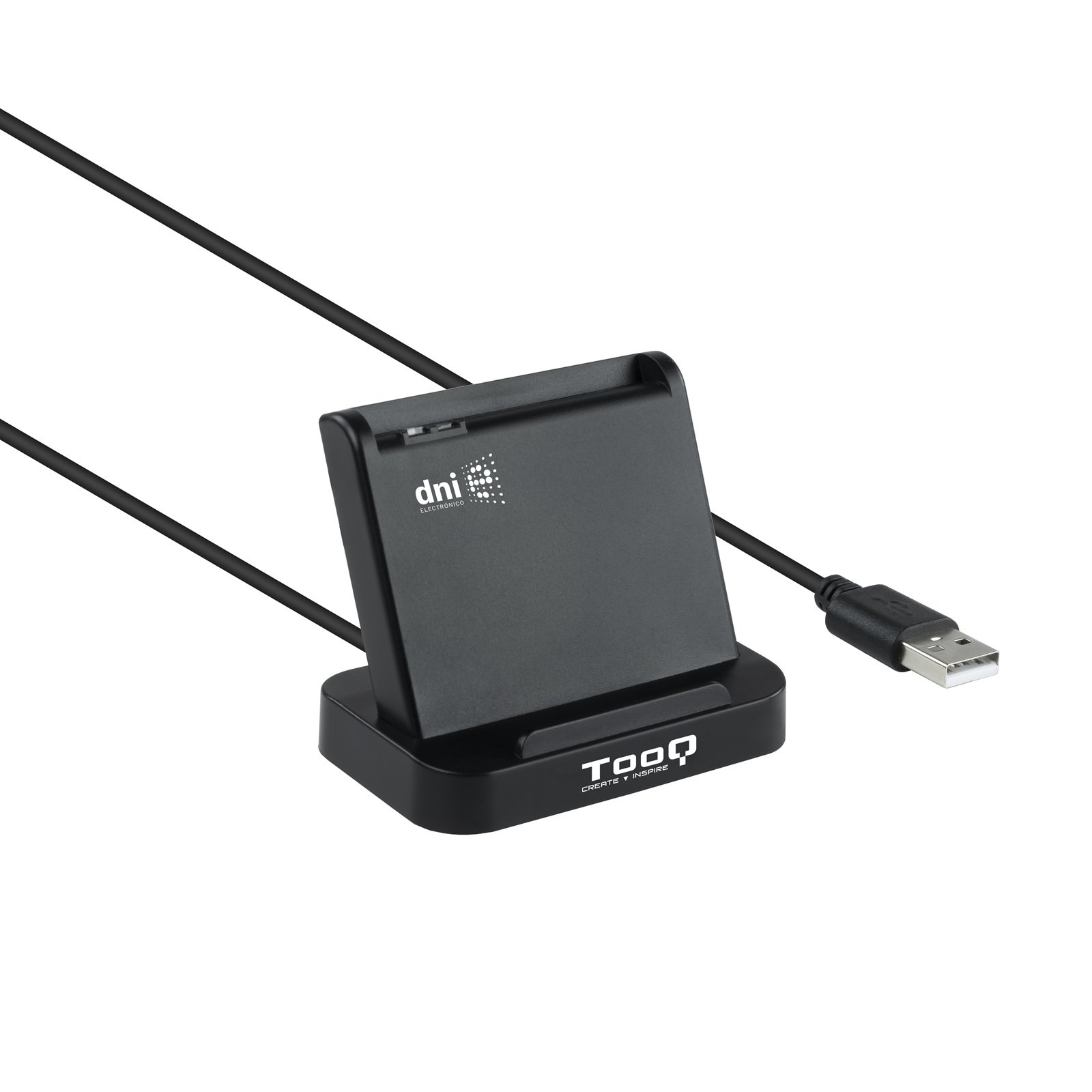 Lector Externo de DNIE Vision TQR-220B USB 2.0 Negro