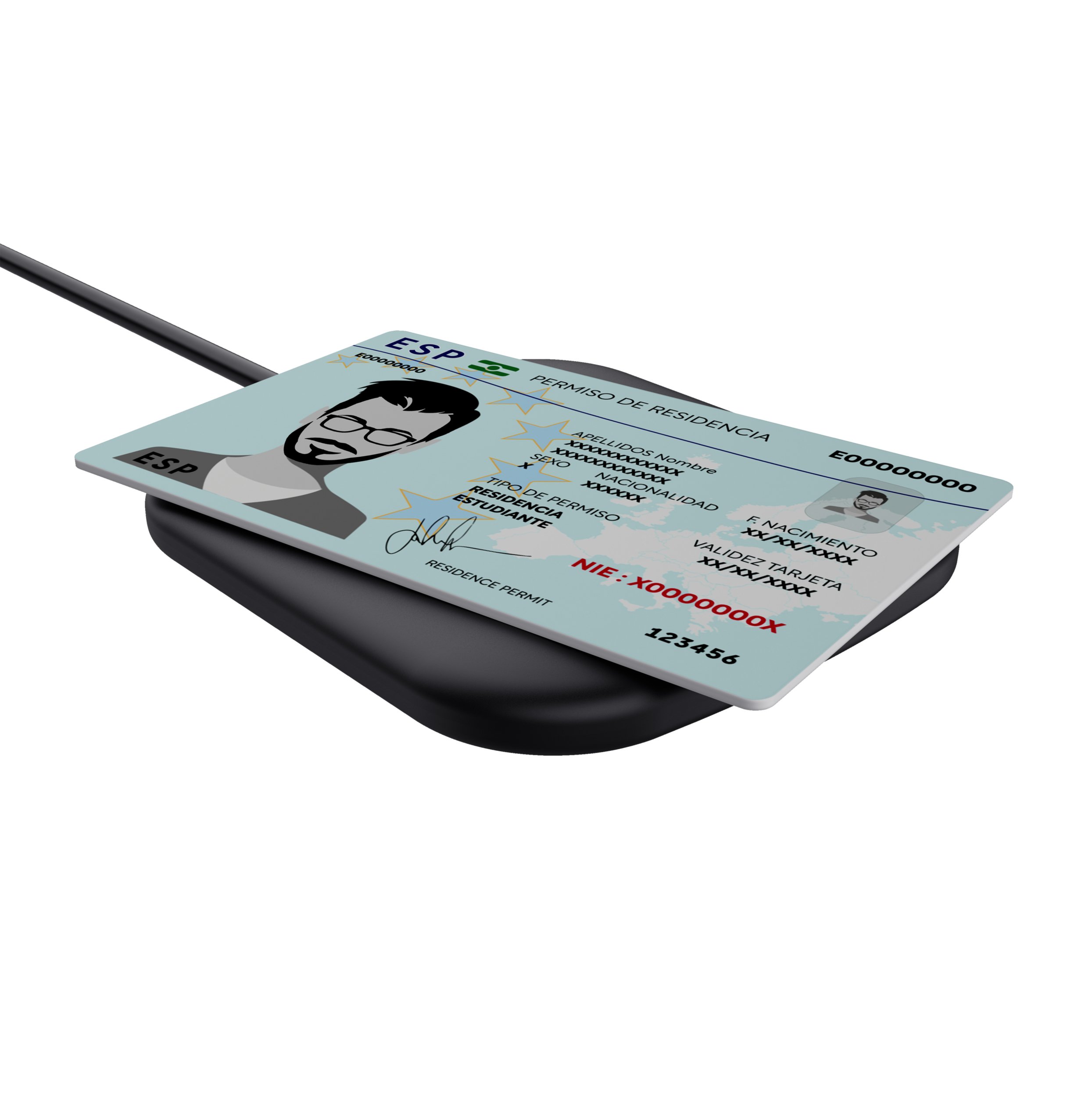 TRUST CETO — Lector DNIe 3.0 contactless USB 2.0 2