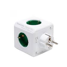Original 2 USB 5 Tomas de CORRIENTE. Regleta Color WHITE/GREEN 4
