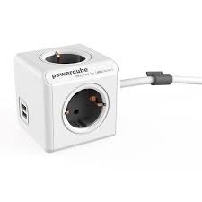 Original 2 USB + 4 Tomas Corriente 1.5m Cable + soporte....