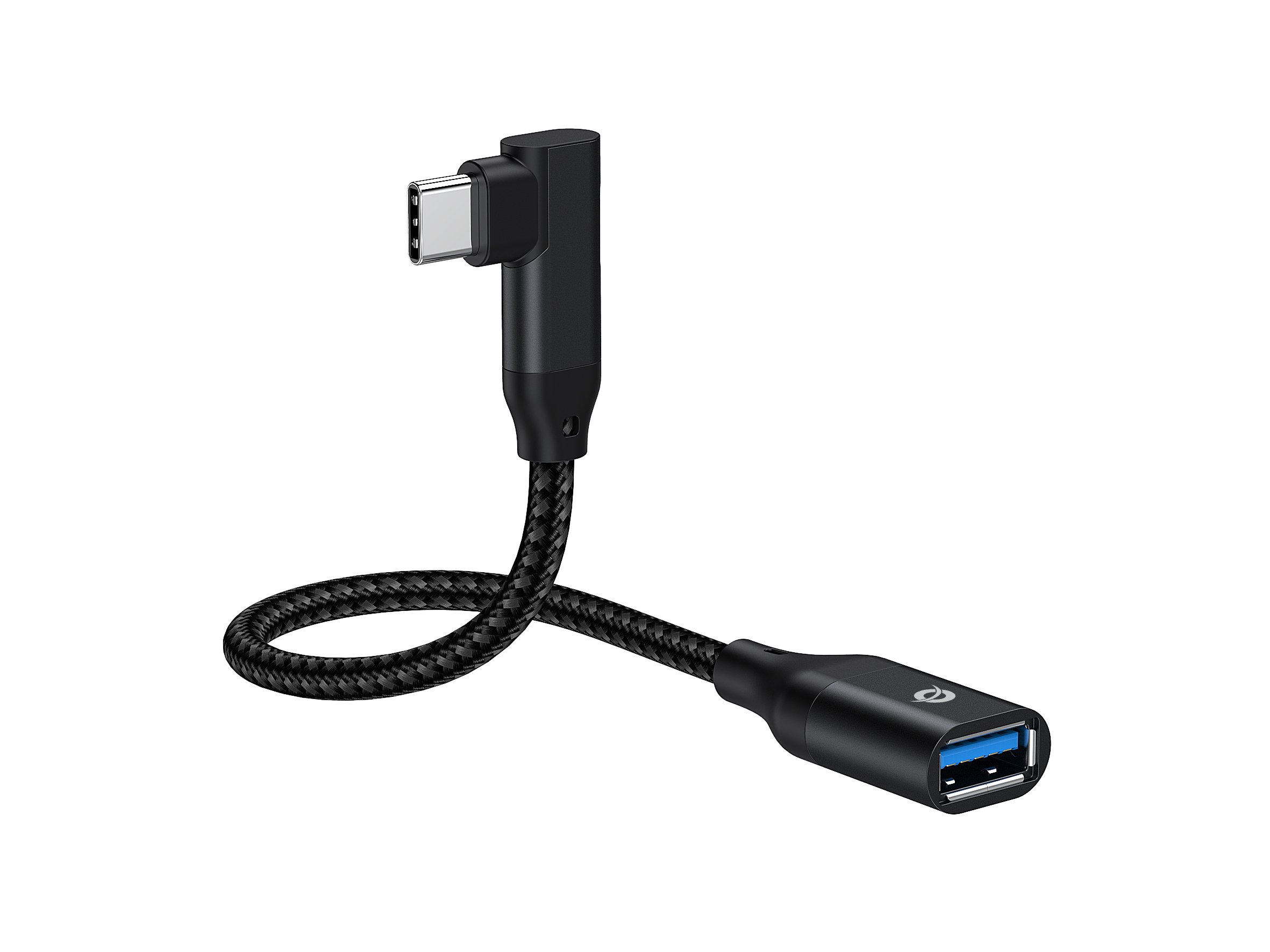 Adaptador USB-C ABBY19B a 1xUSB-A 3.2 10 Gbps Hembra OTG Angulo de 90º — vista detalle 2