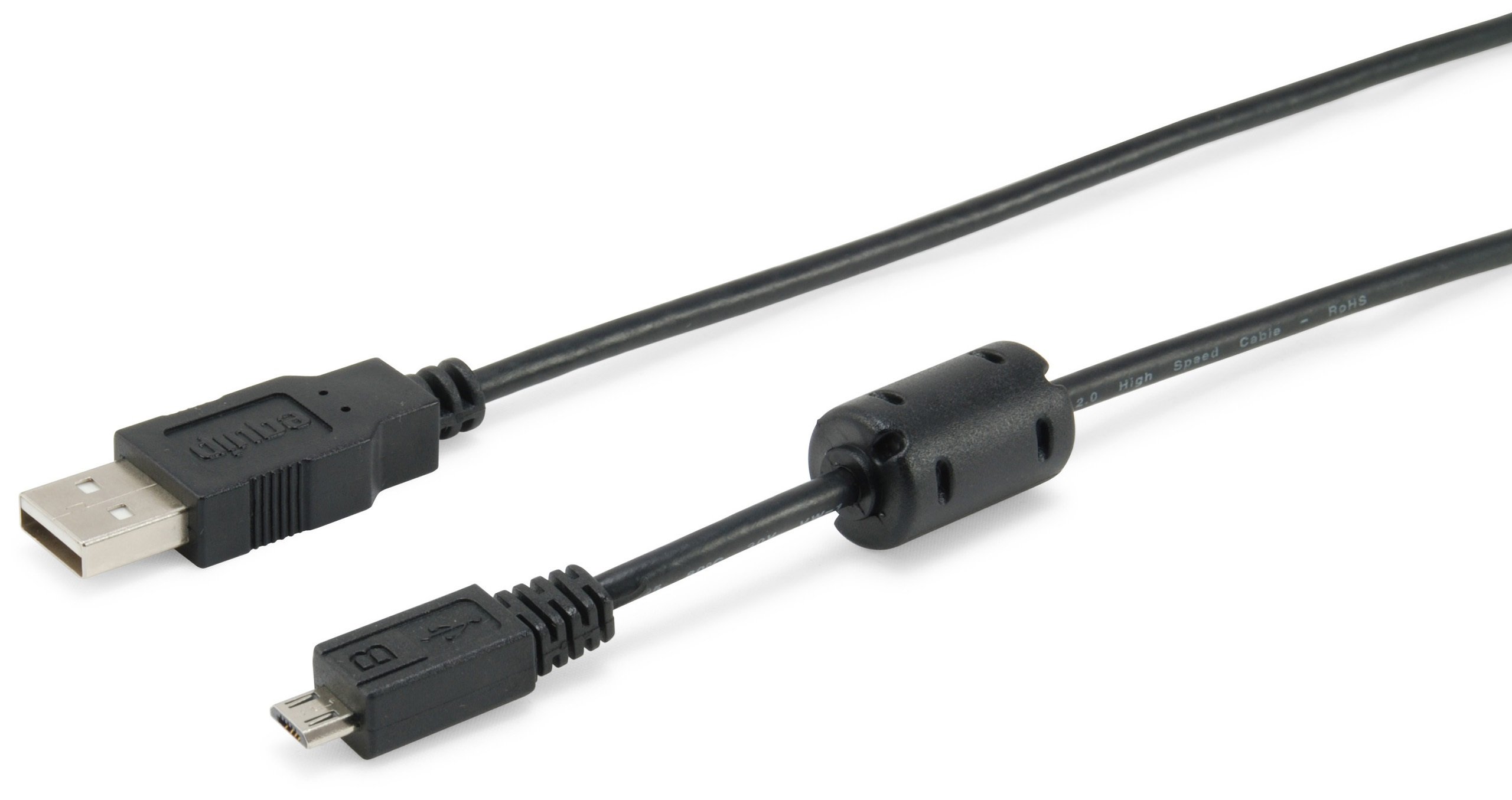 EQUIP 128551 — Cable USB-A a MicroUSB 1.8m con ferrita