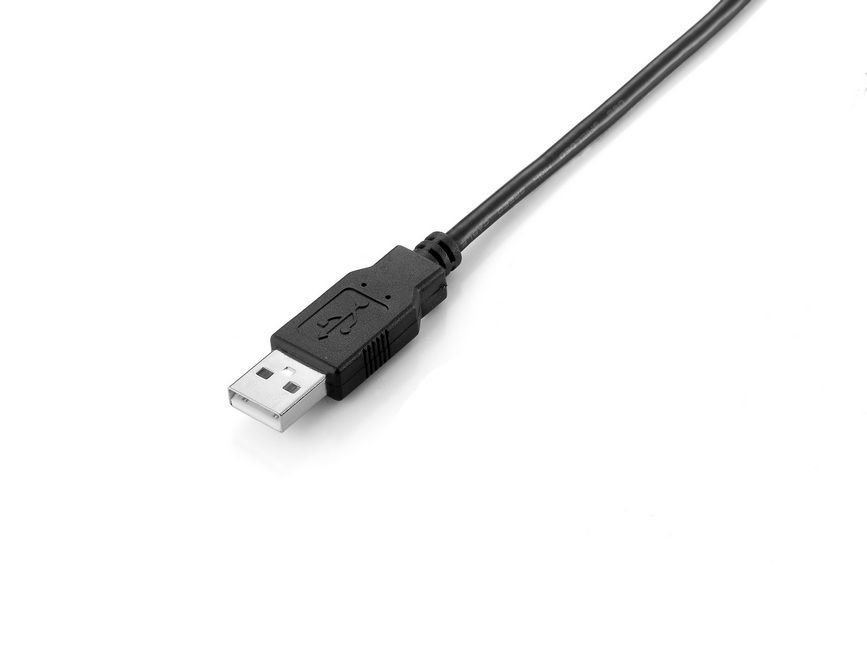 EQUIP 128864 — Cable USB-A a USB-B 2M negro 3