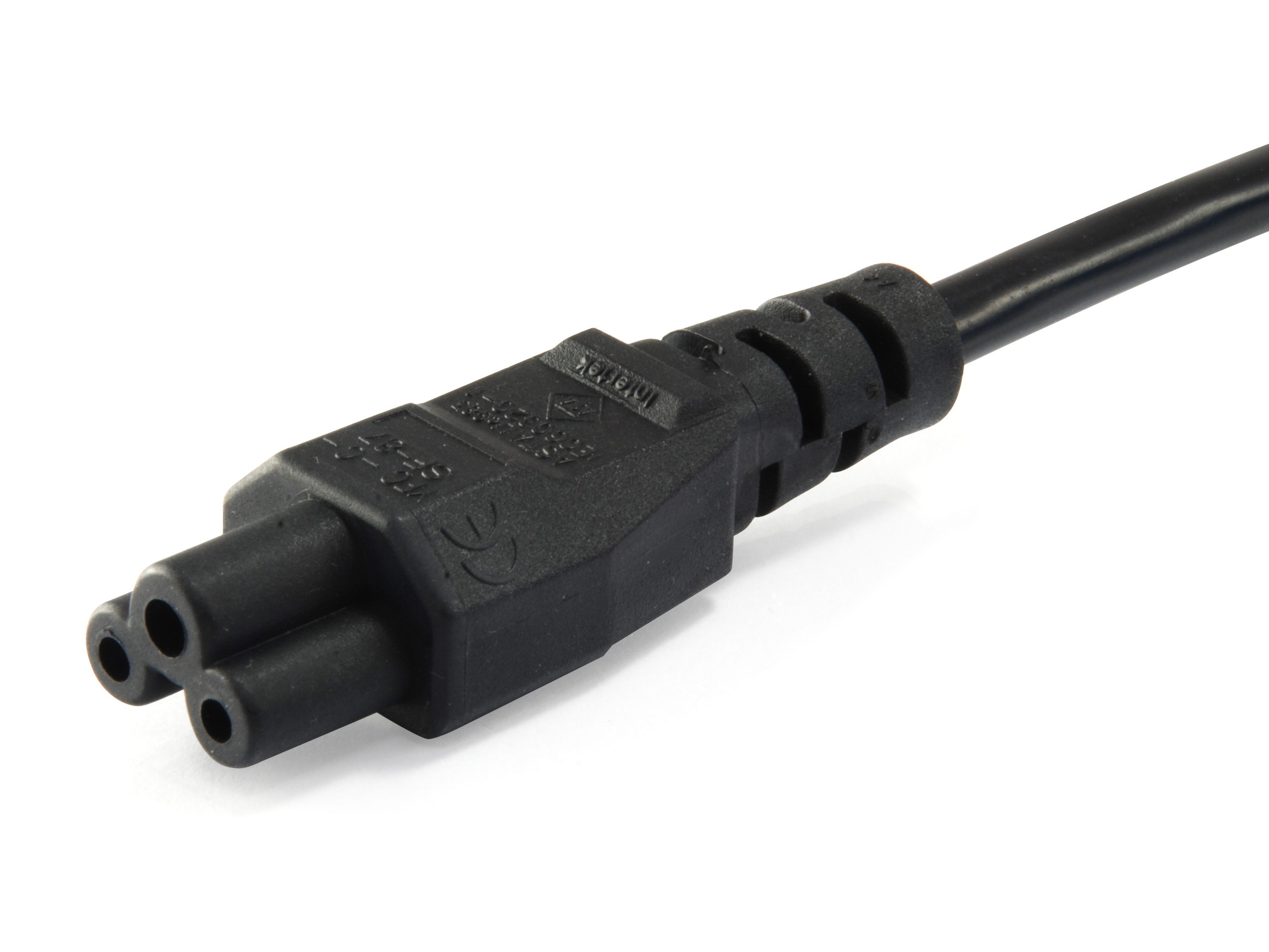 EQUIP 112151 — Cable de alimentación trébol 3M para portátiles y NUCs 3