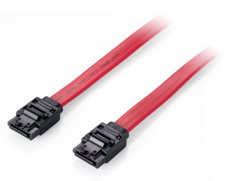 EQUIP 111900 — Cable SATA III 0,5m con clip de seguridad