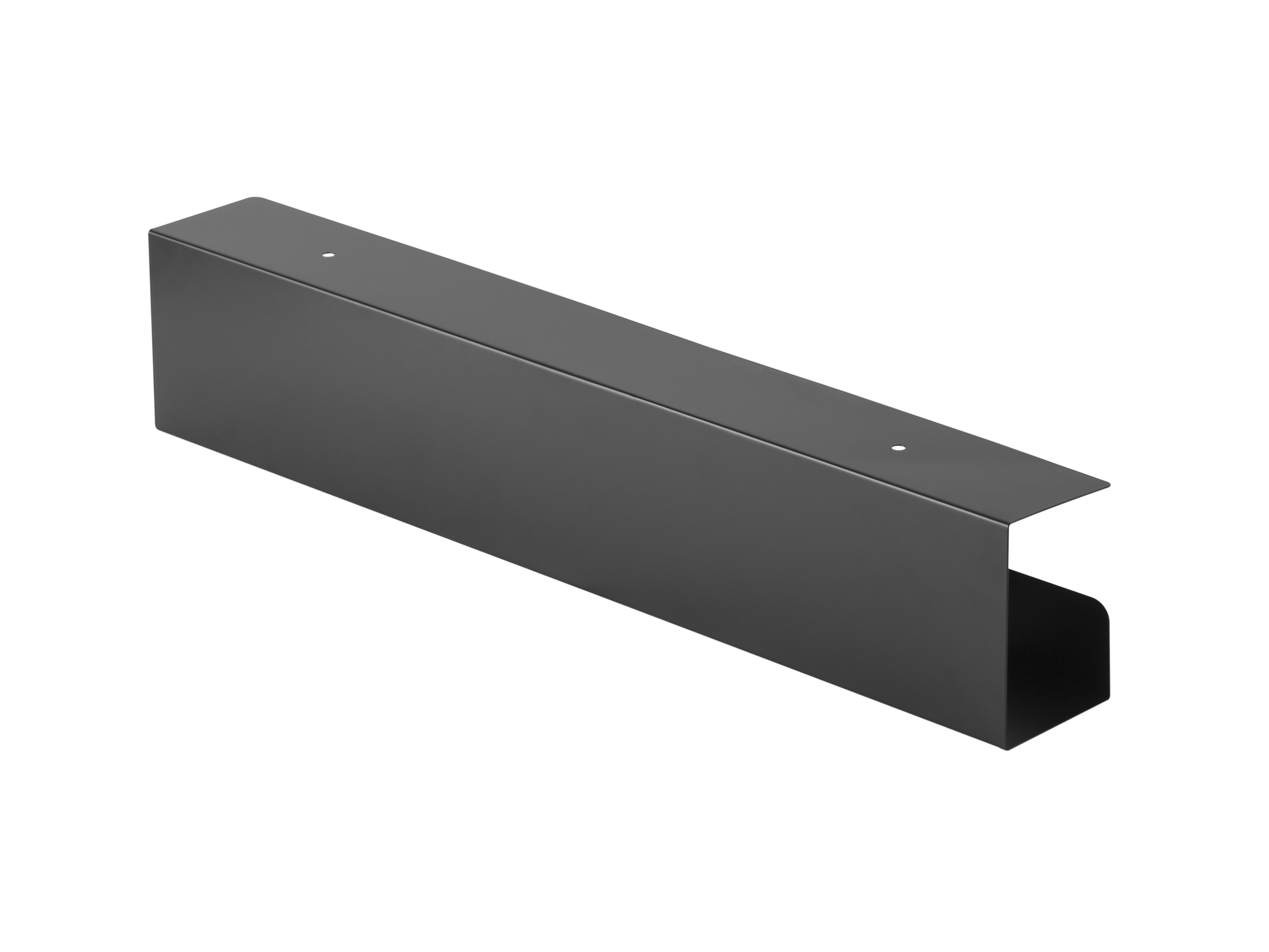 EQUIP 650863 — Organizador de cables negro, oculta regletas 3