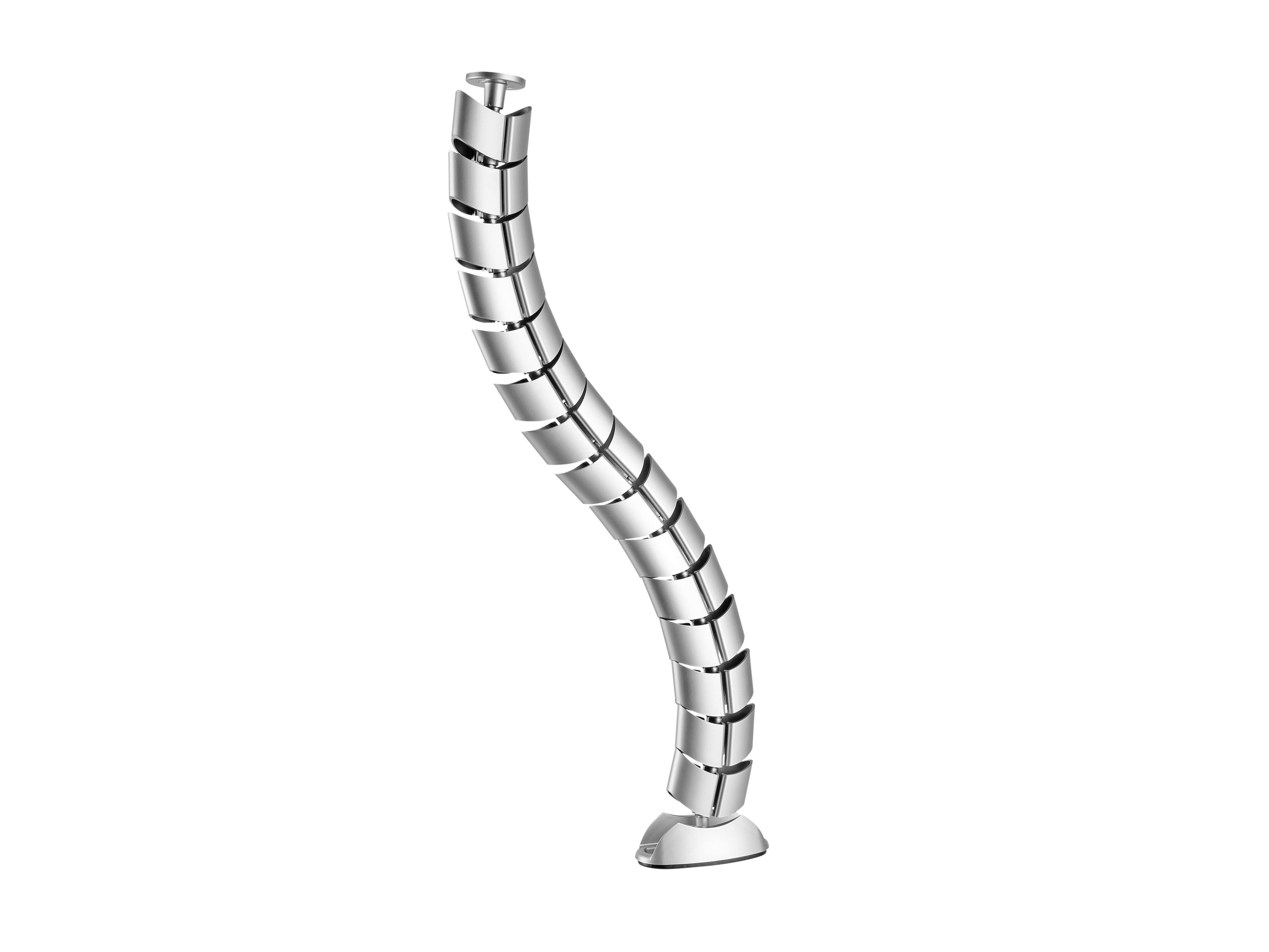 EQUIP 650862 — Organizador de cables doble canal plateado