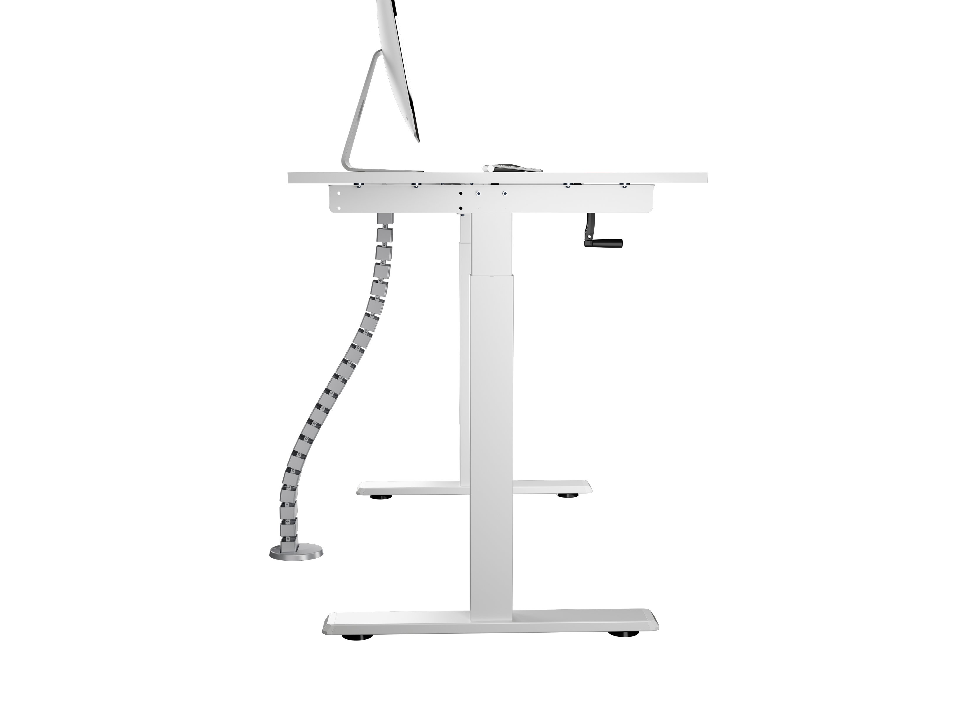 EQUIP EQ650860 — Organizador de cables de escritorio gris 5