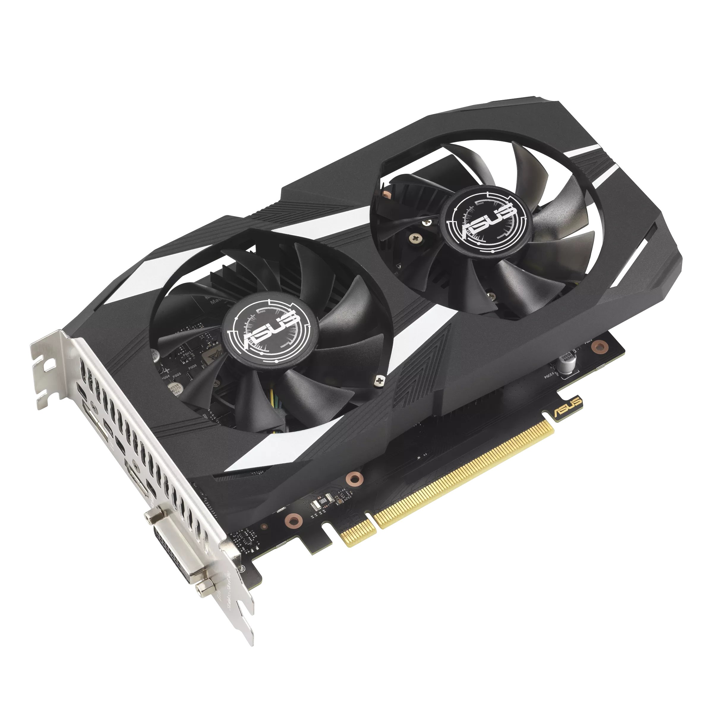 VGA DUAL RTX 3050 6GB GDDR6 1xDISPLAYPORT 1.4a 1xHDMI 2.1a DUAL FAN CUDA 2304 96BIT 90YV0K60-M0NA00 — vista detalle 1
