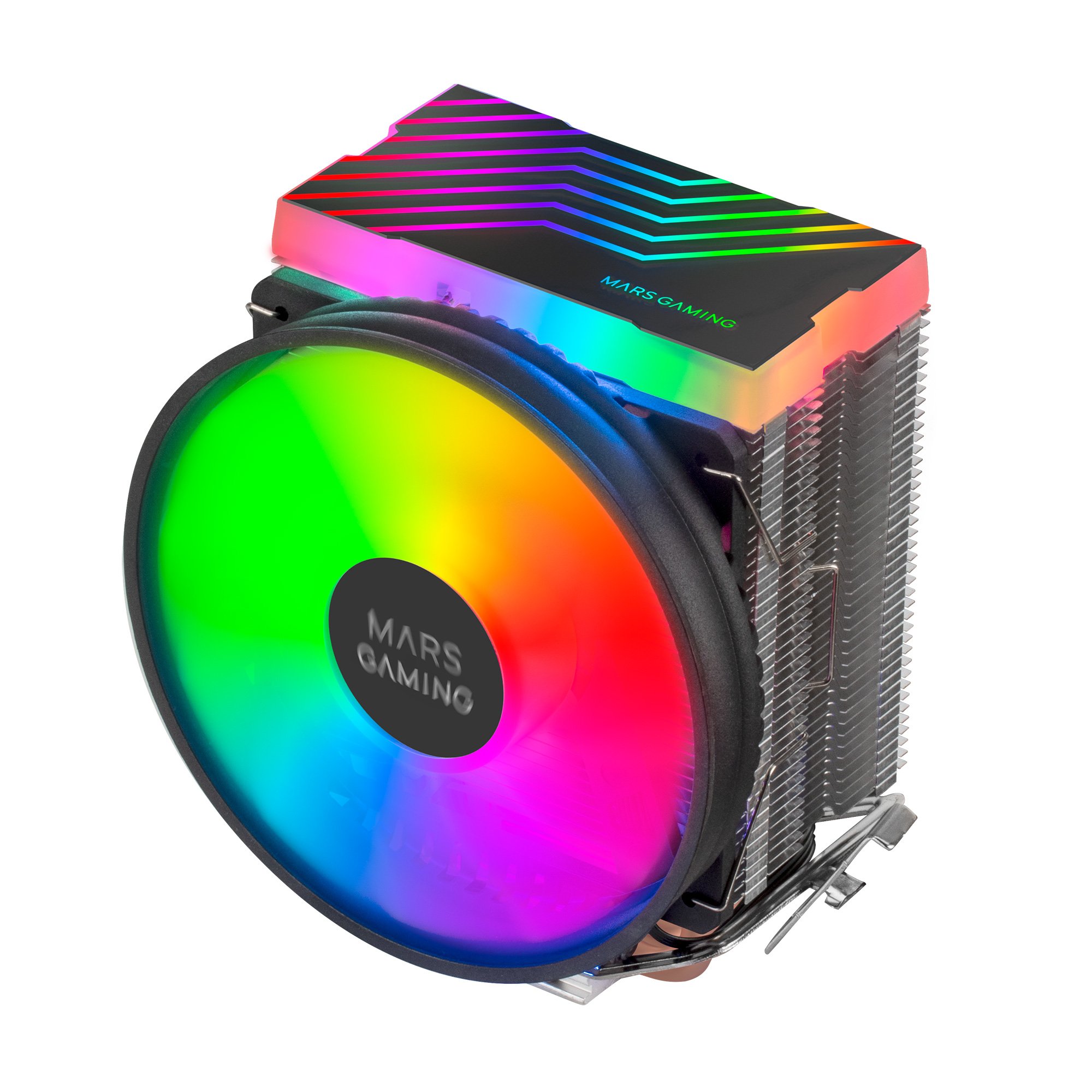 MARS GAMING MCPU33 BLACK — Ventilador CPU 110mm RGB 3 heatpipes 3