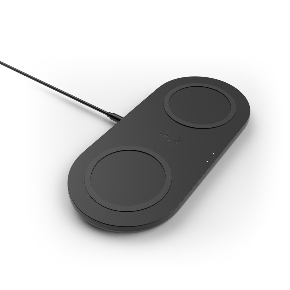 Belkin WIZ002VFBK — Cargador inalámbrico doble 10W negro