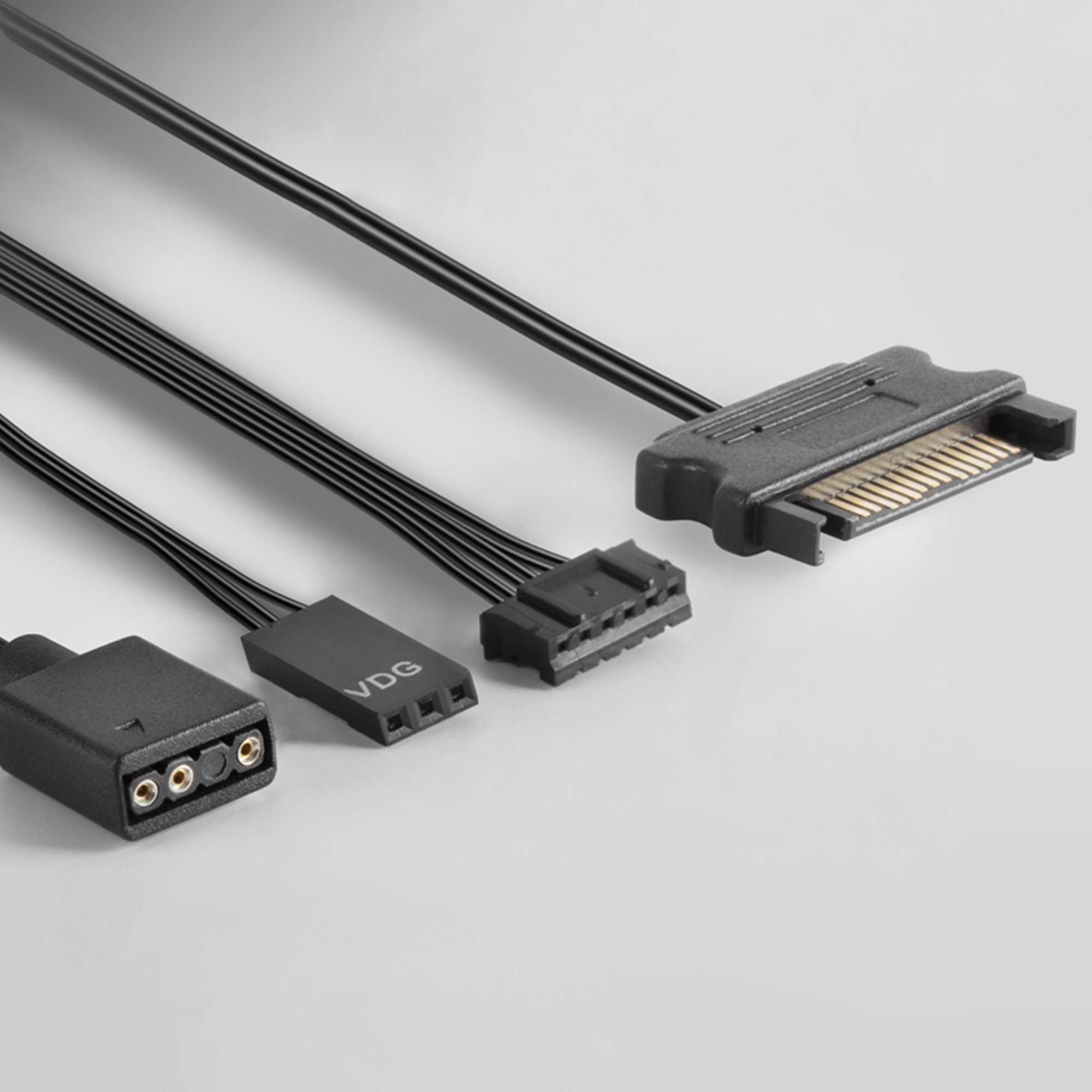 MARS GAMING MF-3D — Kit 3 ventiladores ARGB 120mm efecto espejo infinito — vista detalle 2