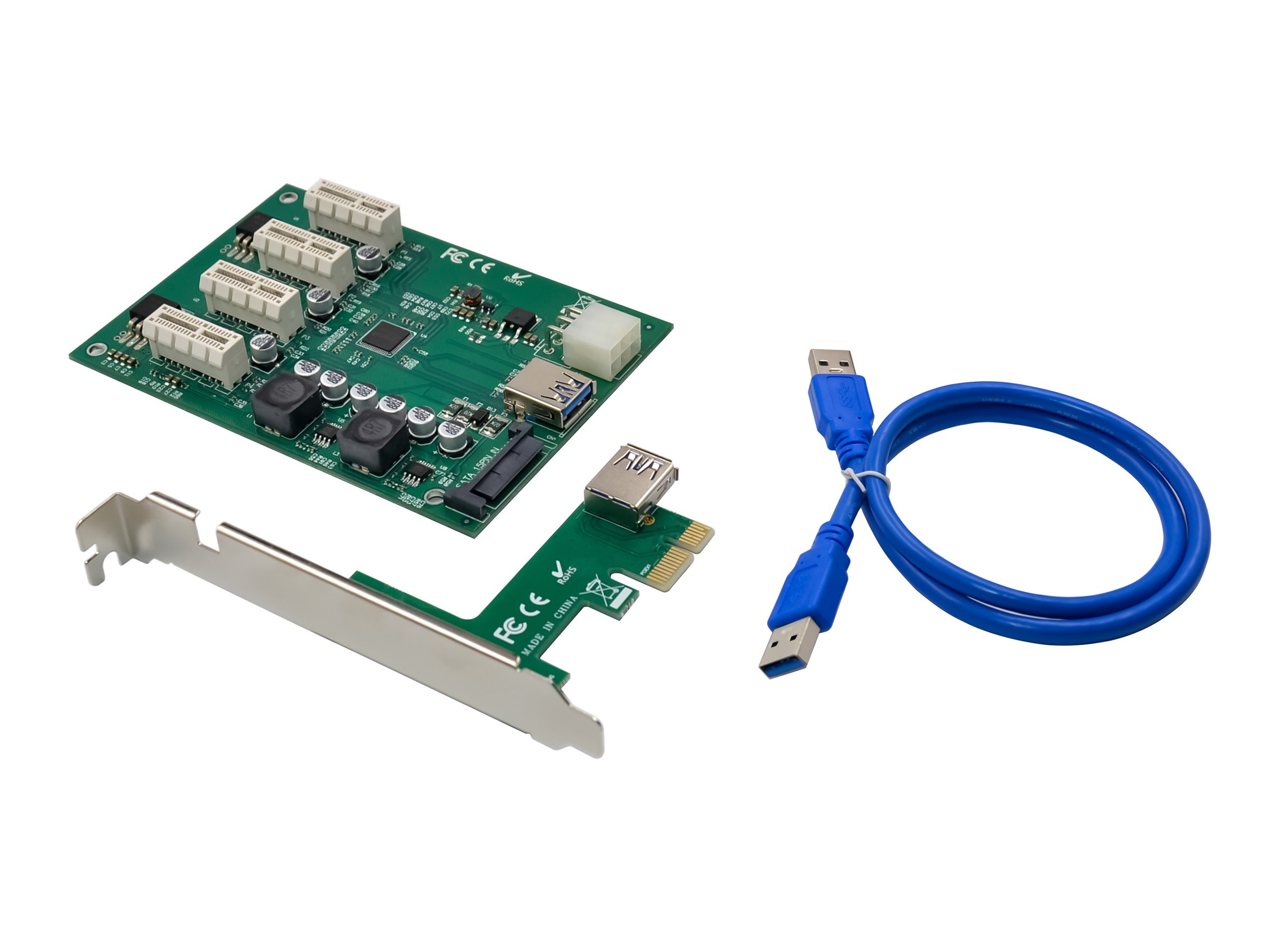 Controladora Pcie EMRICK10G Pcie a 4 Pcie 2