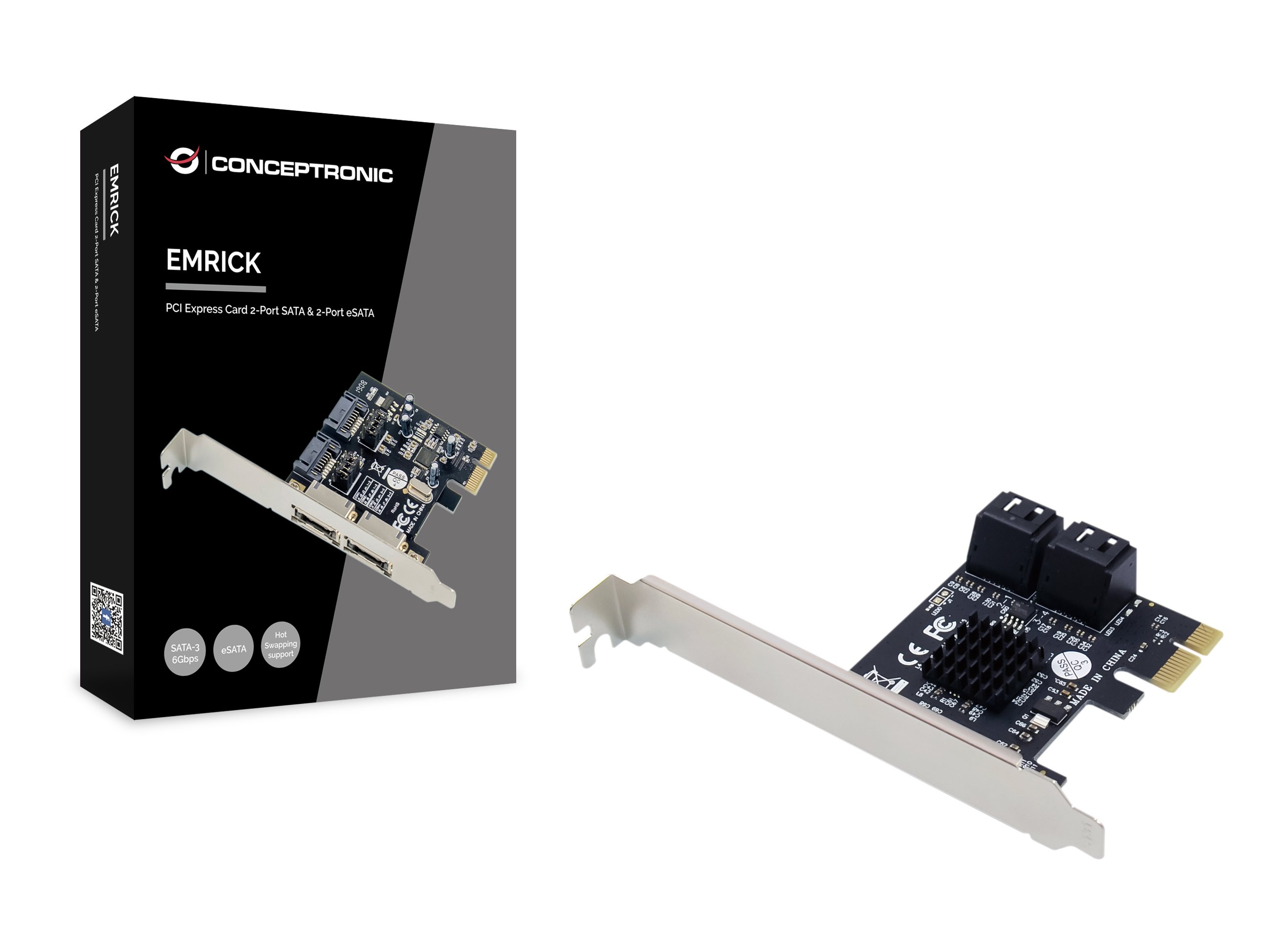 CONCEPTRONIC CSATA600EXI — Controladora PCIe SATA 3 de alto rendimiento 2