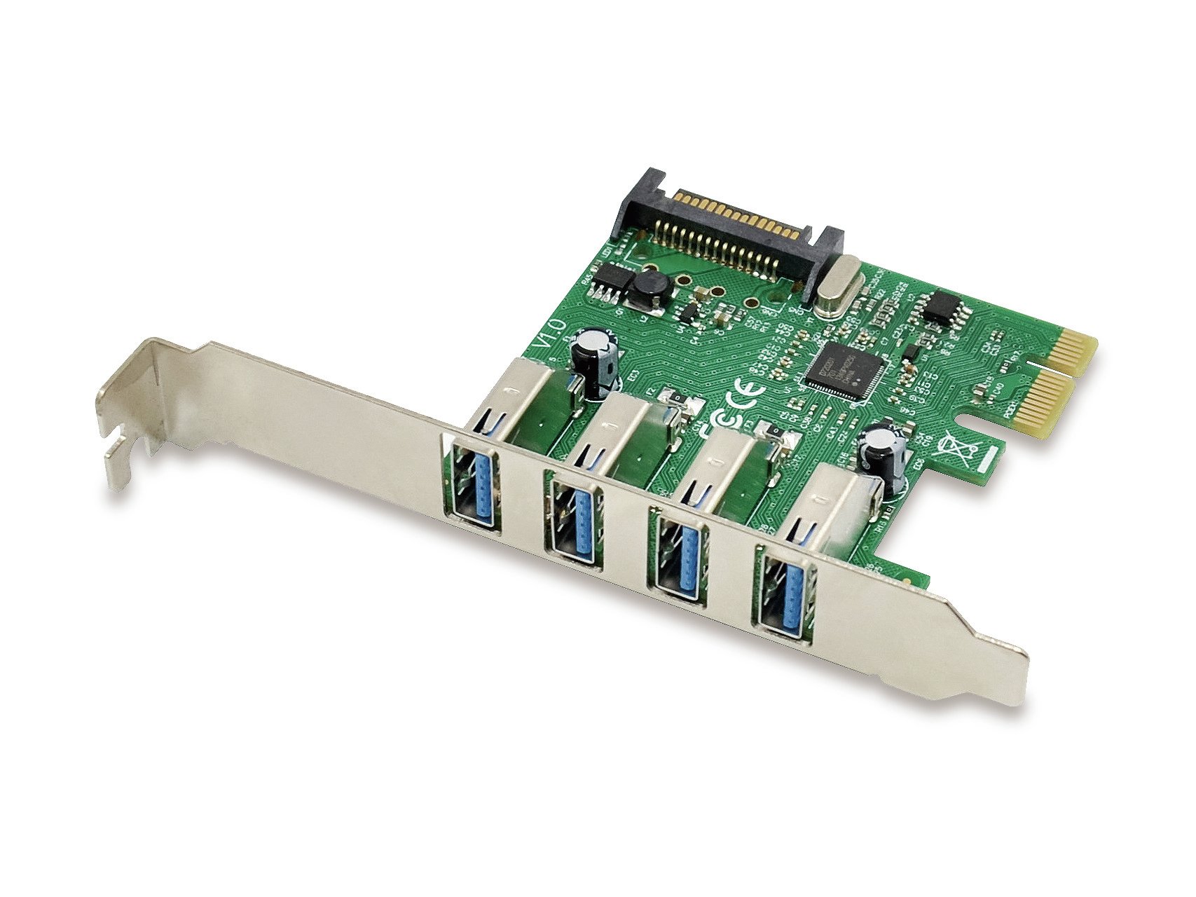 Controladora Pcie EMRICK02G Pcie 4 Puertos USB 3.0 Emrick U64 3