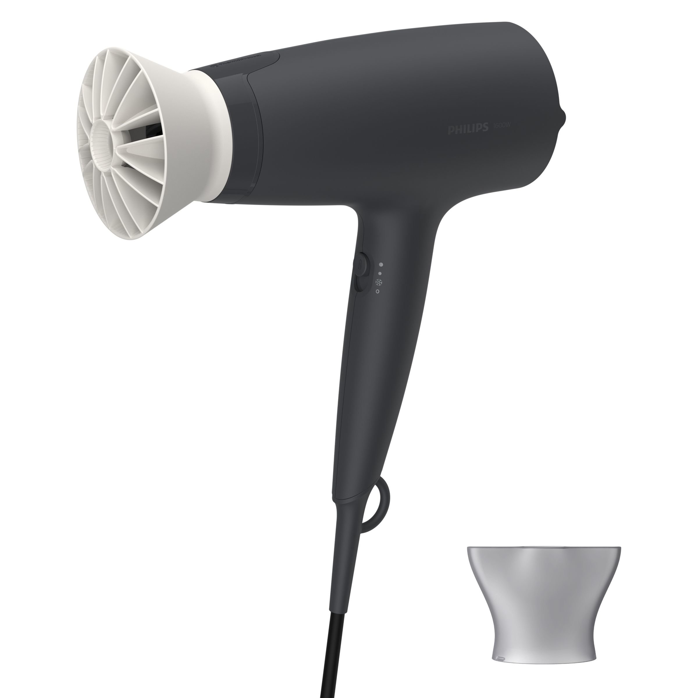 Secador de PELO BHD302/10 Serie 3000 con Thermoprotec 1600W 3 Velocidades y Temperatura 2