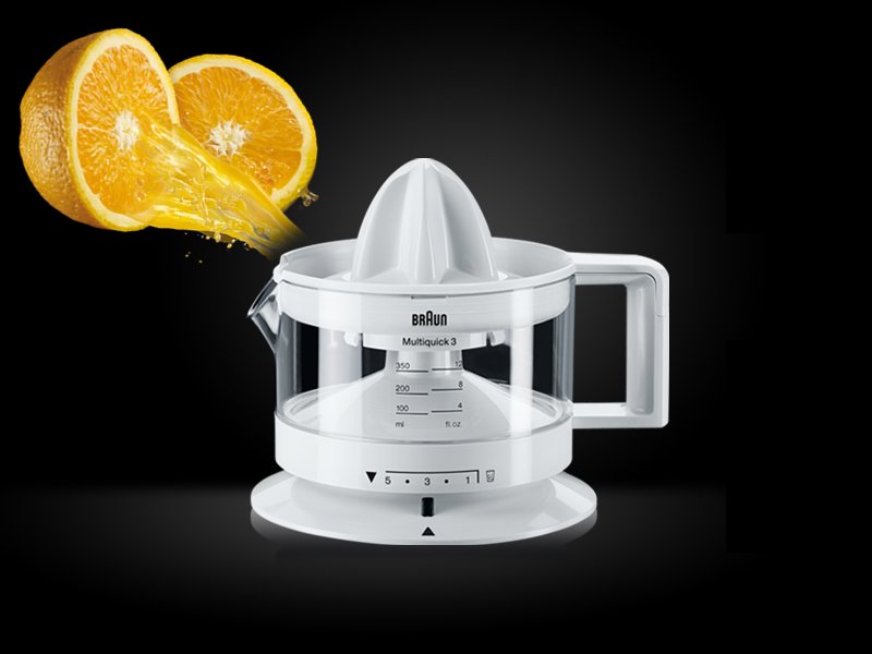 Exprimidor Tribute Collection CJ3000WH 20W VASO 0.35L Regulador de P ULPA APTO Lavavajillas 2